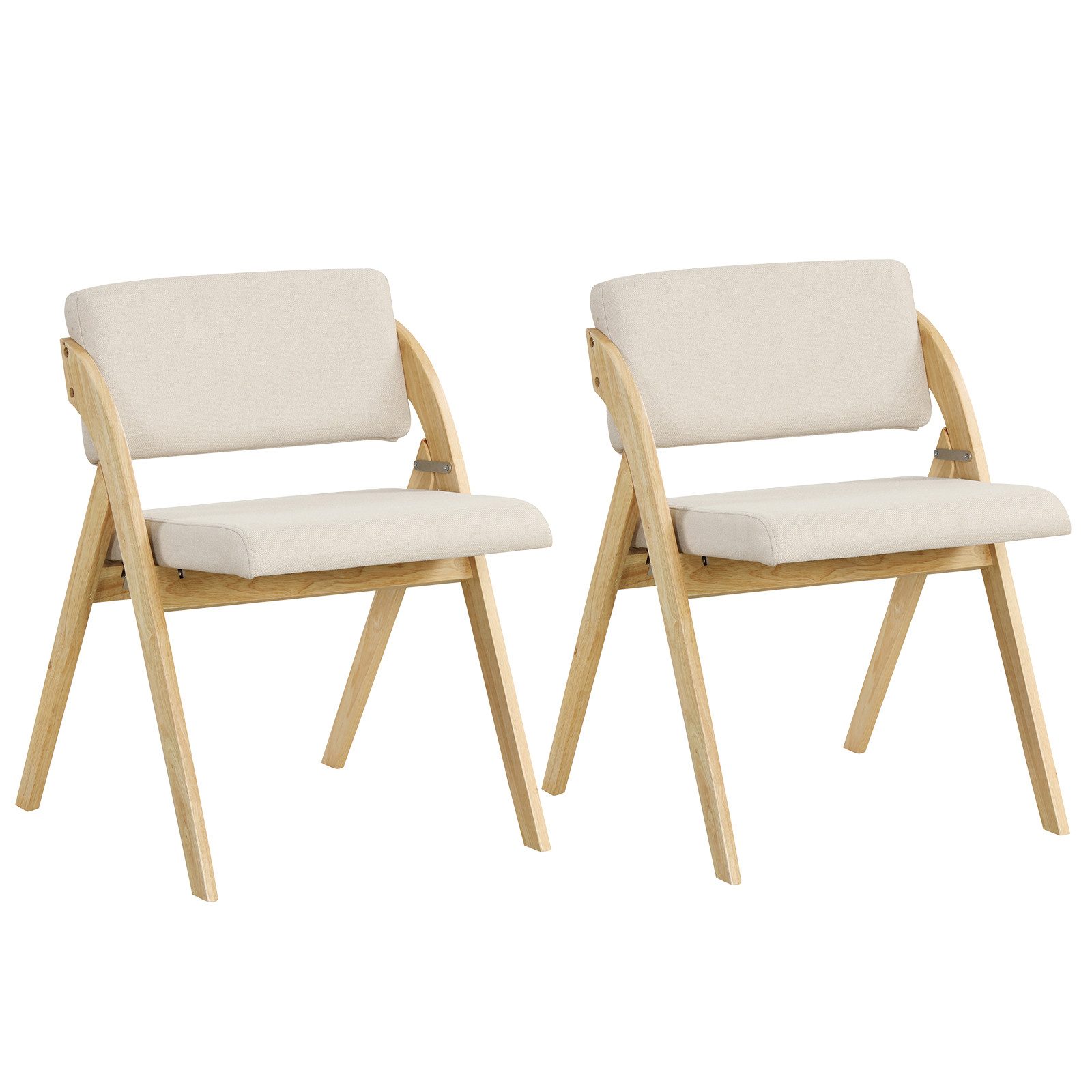 COSTWAY Klappstuhl, 2er Set, klappbar, mit günstig online kaufen