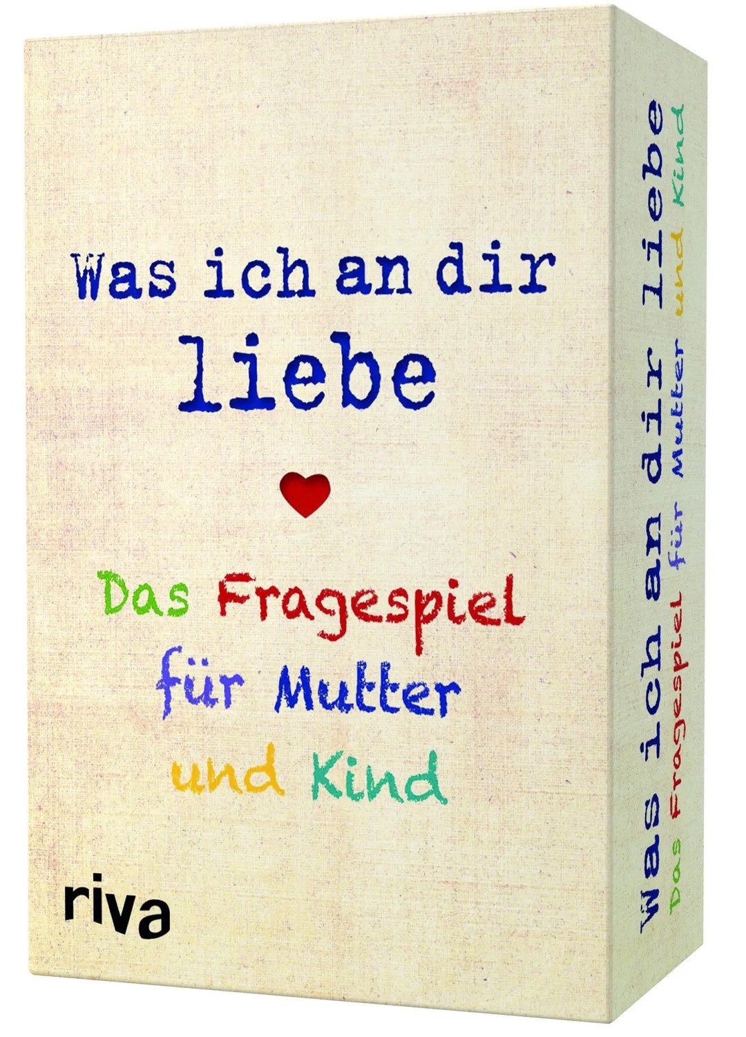 Riva Spiel Was ich an dir liebe - Das Fragespiel für Mutter und Kind