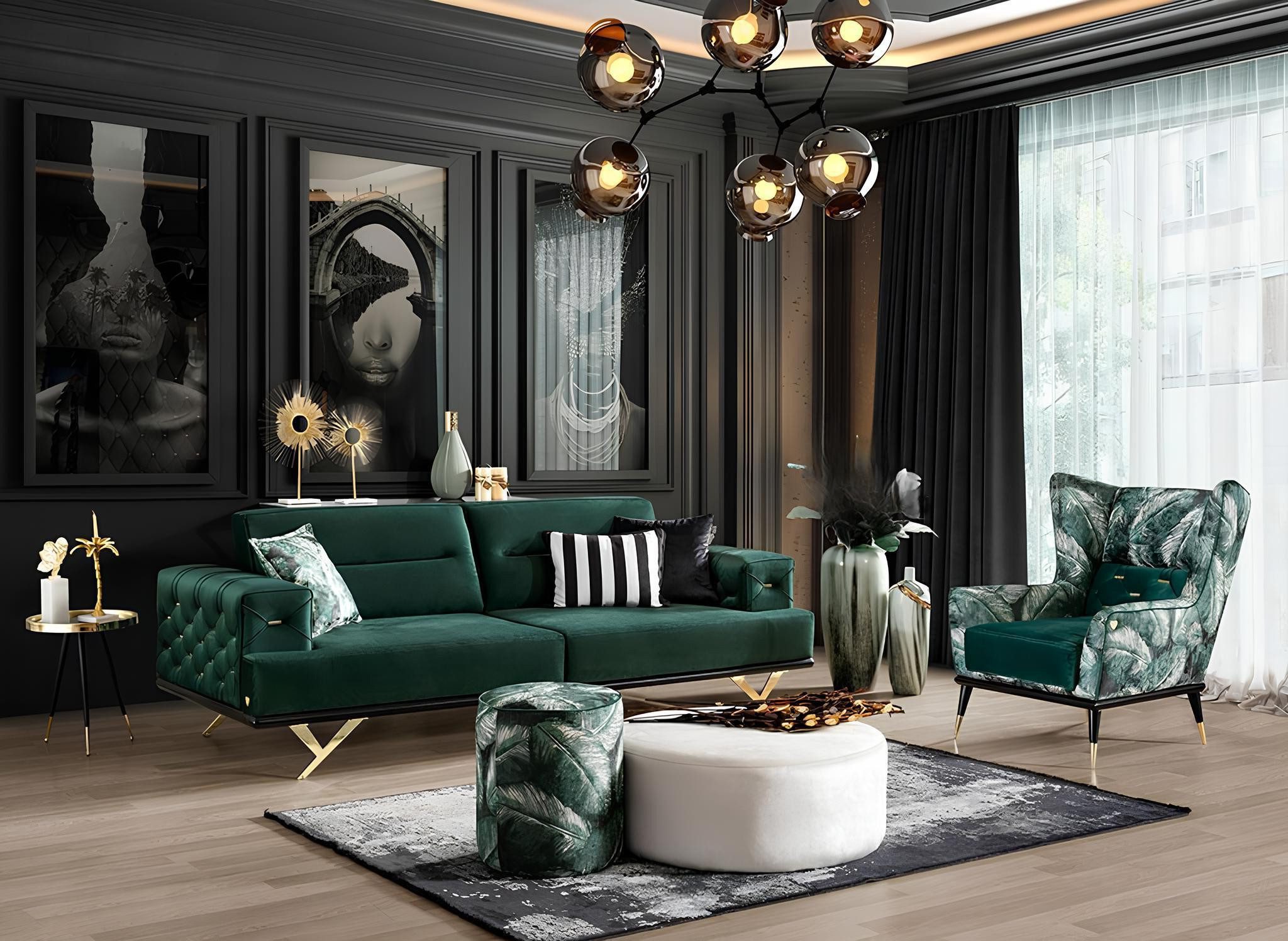 Xlmoebel Couchtisch Eleganter Wohnzimmertisch aus hochwertigem Material in modernem Design (Packung, 1-St., Couchtisch), Hergestellt in Europa