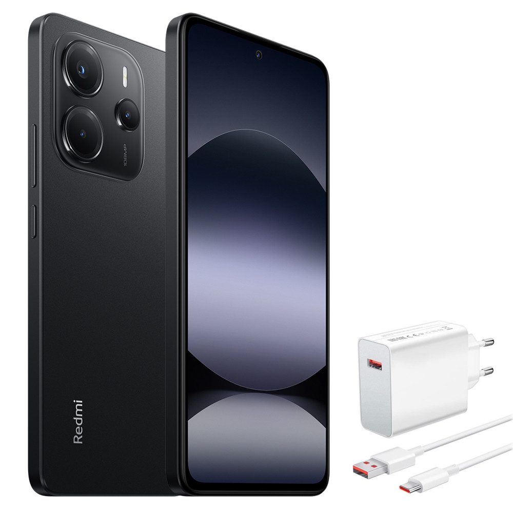 Xiaomi Redmi Note 14 4G 8+256 Smartphone & HyperCharge Combo (Type-A) Charger Handy (108 MP Kamera)