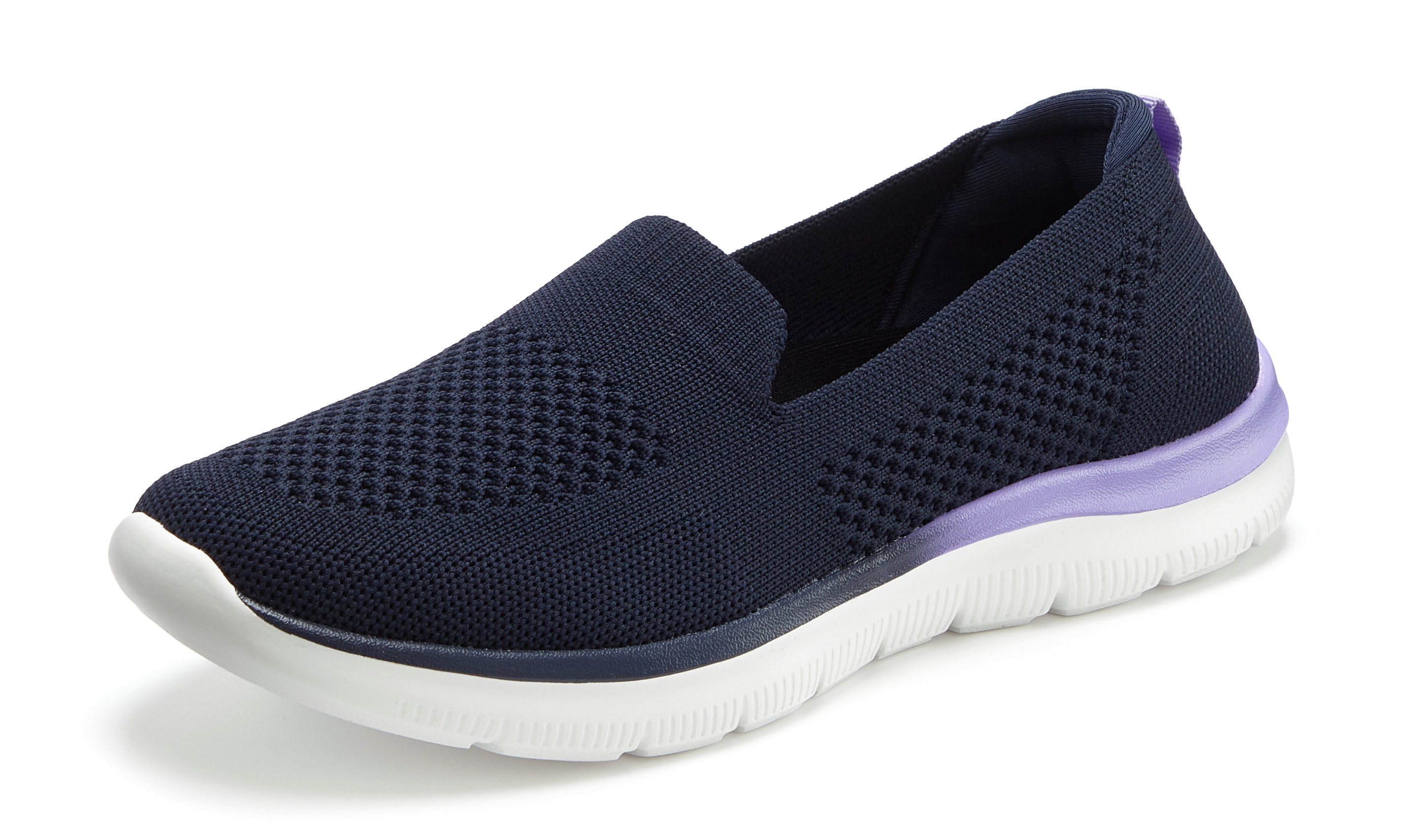 LASCANA Halbschuh, Sneaker, Slip-On-Sneaker, Slipper aus bequemen Textil-Ma günstig online kaufen