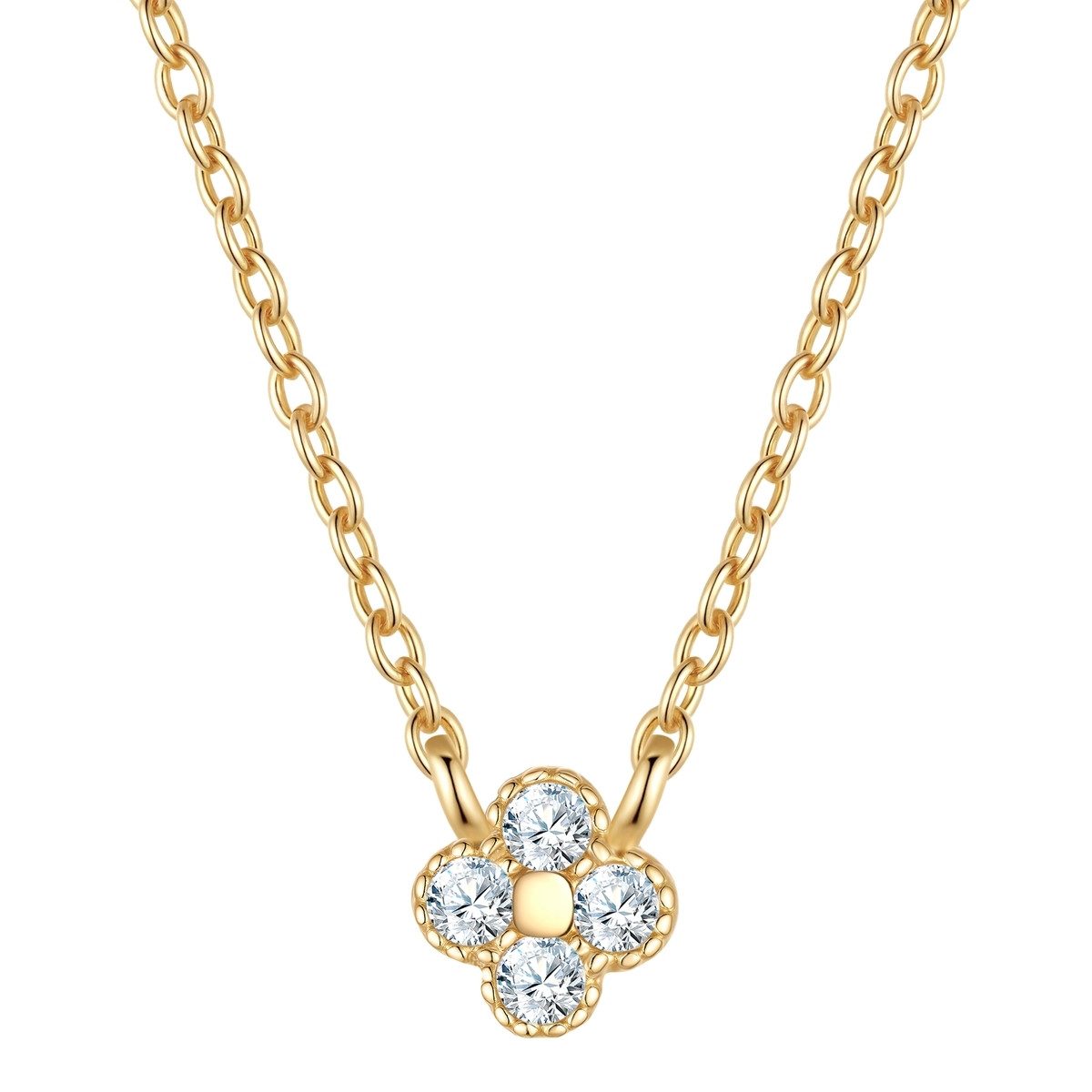 Silberkette gelbgold