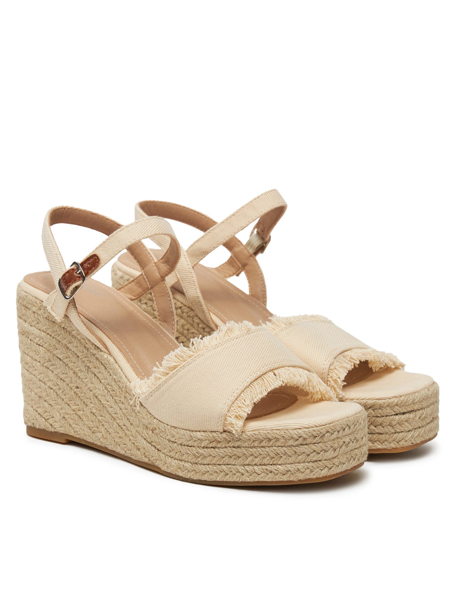 DeeZee Deezee Damen Espadrilles Beige E0822-4A Espadrille