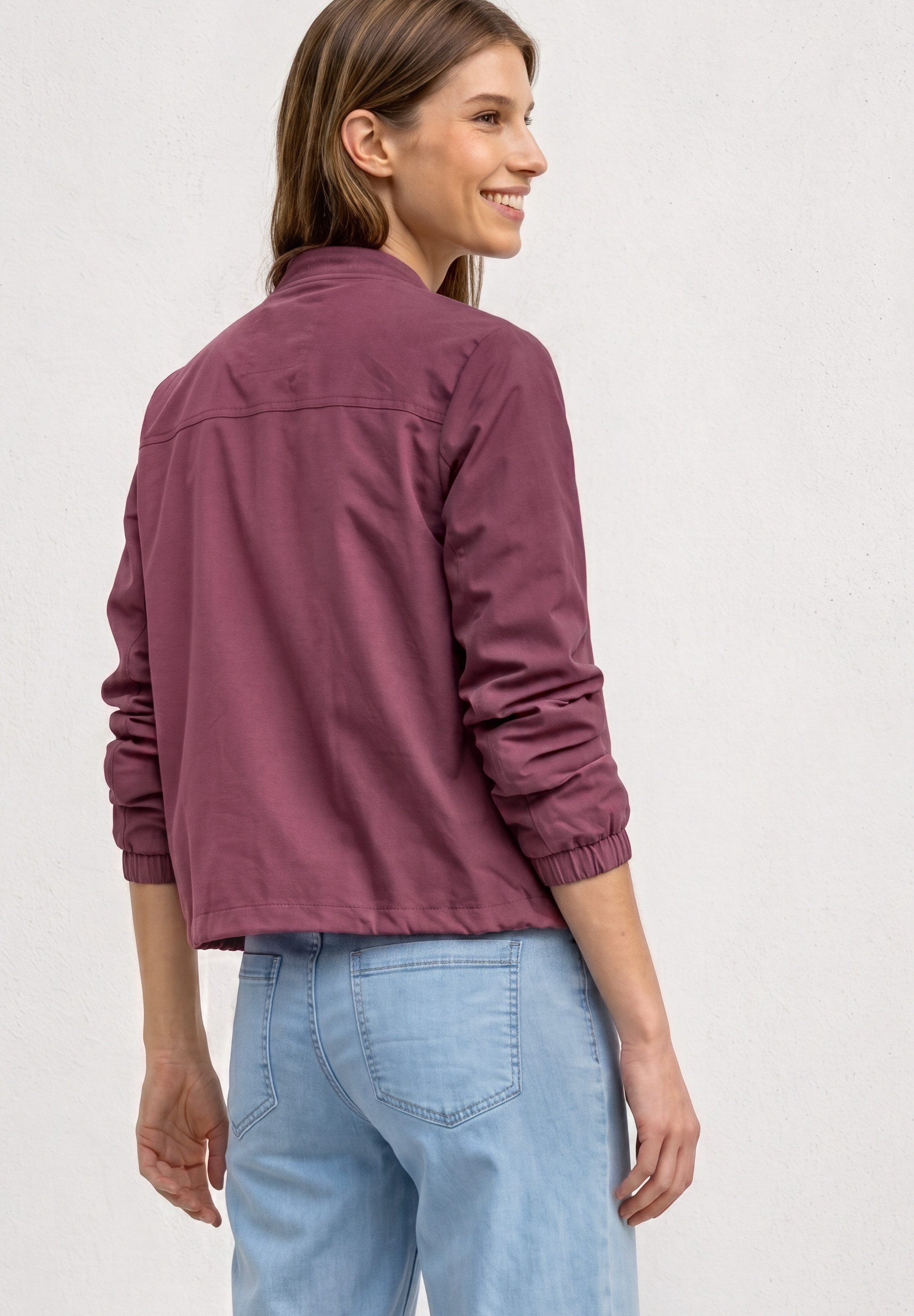 STREET ONE Blouson Langarm Blouson mit Zipper