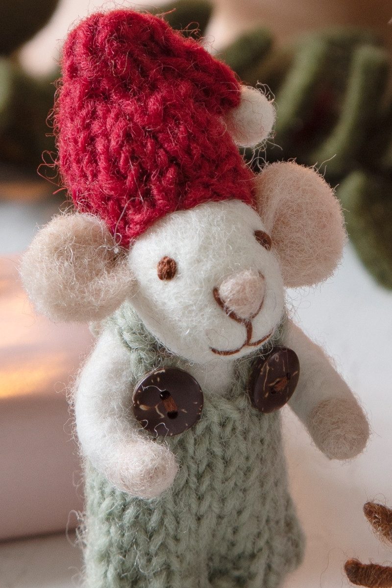 Gry & Sif Hängedekoration Baumanhänger - BABYMAUS - grün günstig online kaufen