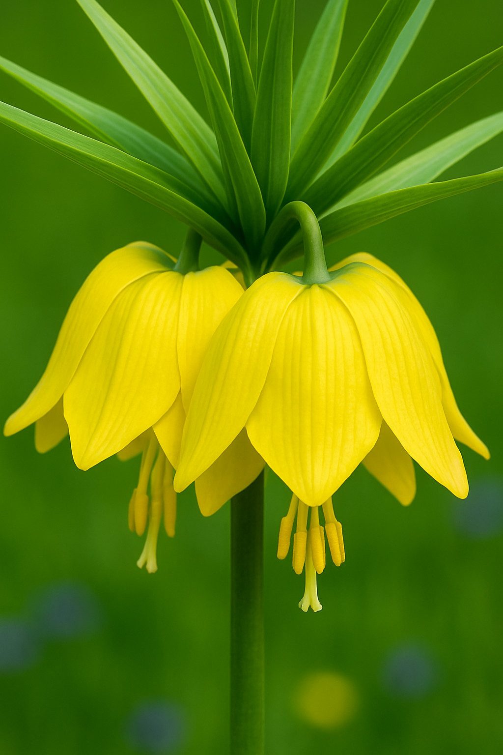 Exotenherz Blumenzwiebeln Exotenherz Blumenzwiebeln - Kaiserkrone Fritillaria 'Lutea' (5 Stück), (5-St)