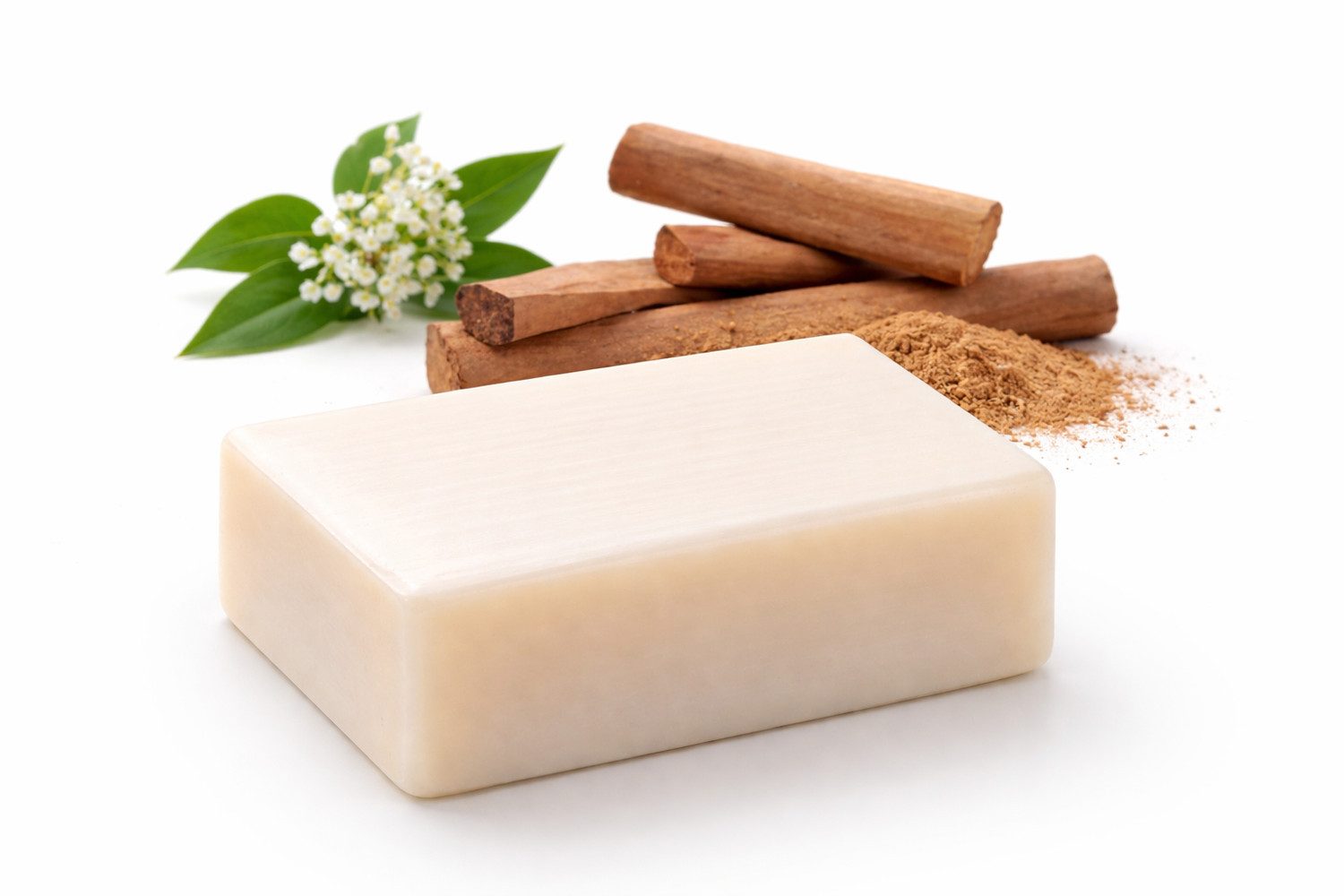 Haslinger Duschpflege Sandelholz, 1-tlg., festes Duschbad und Shampoo 100 g