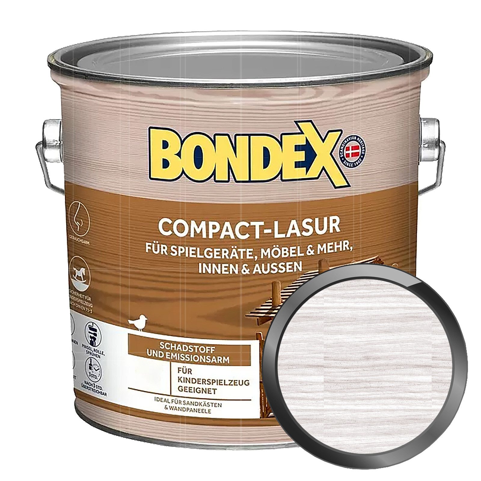 Bondex Holzschutzlasur Compact Lasur - 2.5 Ltr