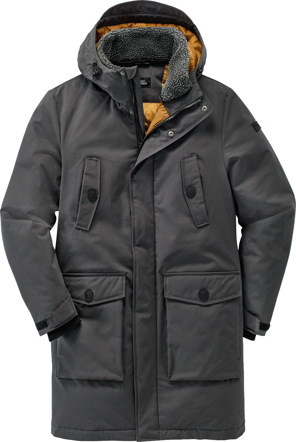 HENSON&HENSON Parka Stark wasserabweisend mit 5.000 mm Wassersäule