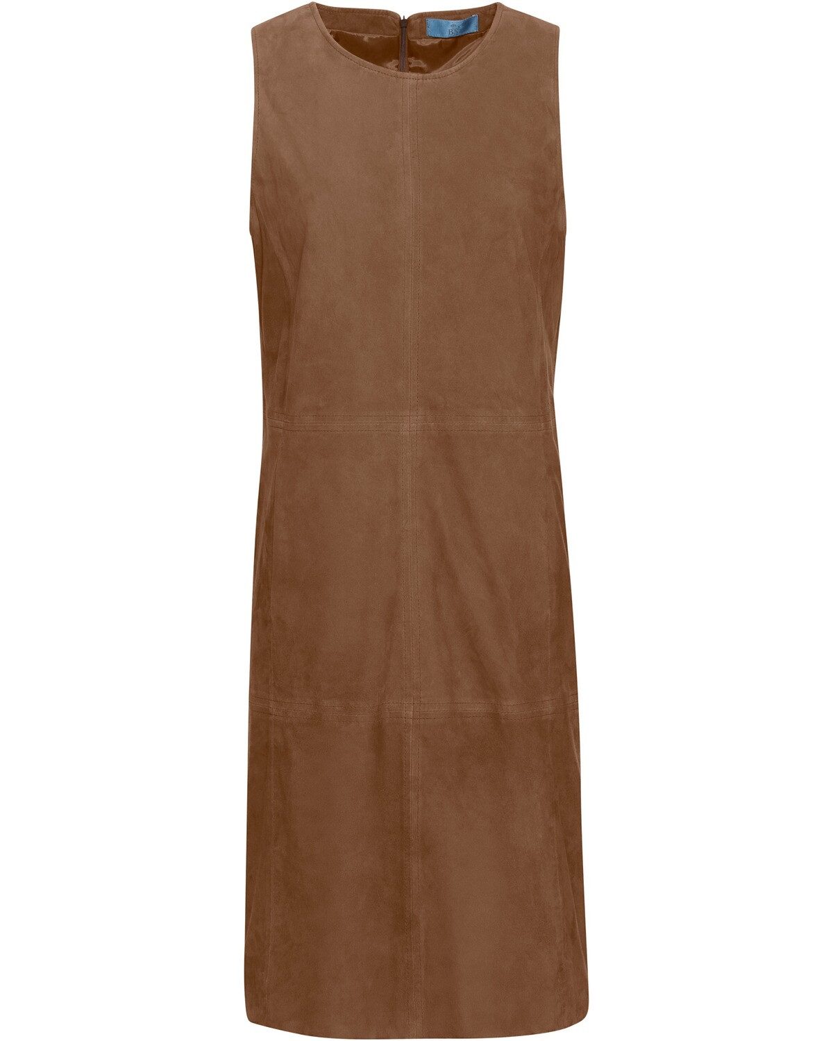 Brigitte von Schönfels Midikleid Kurzes Lederkleid