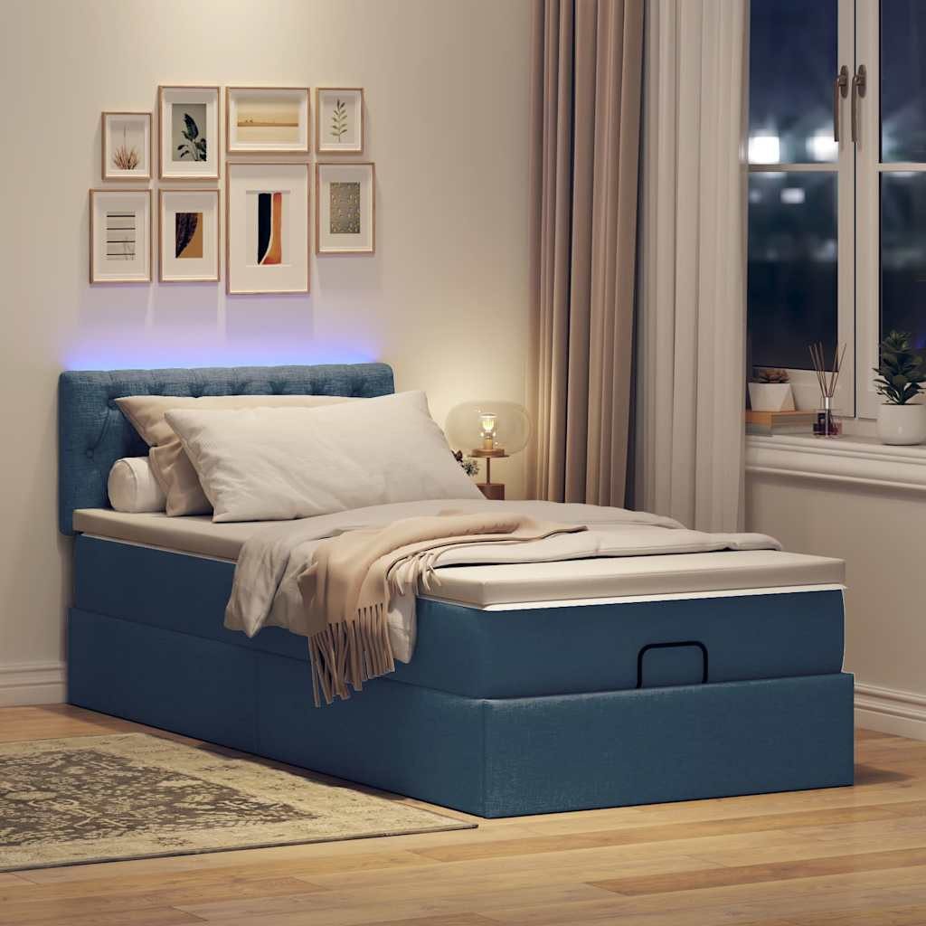 vidaXL Bett Ottomane Bett mit Matratze günstig online kaufen