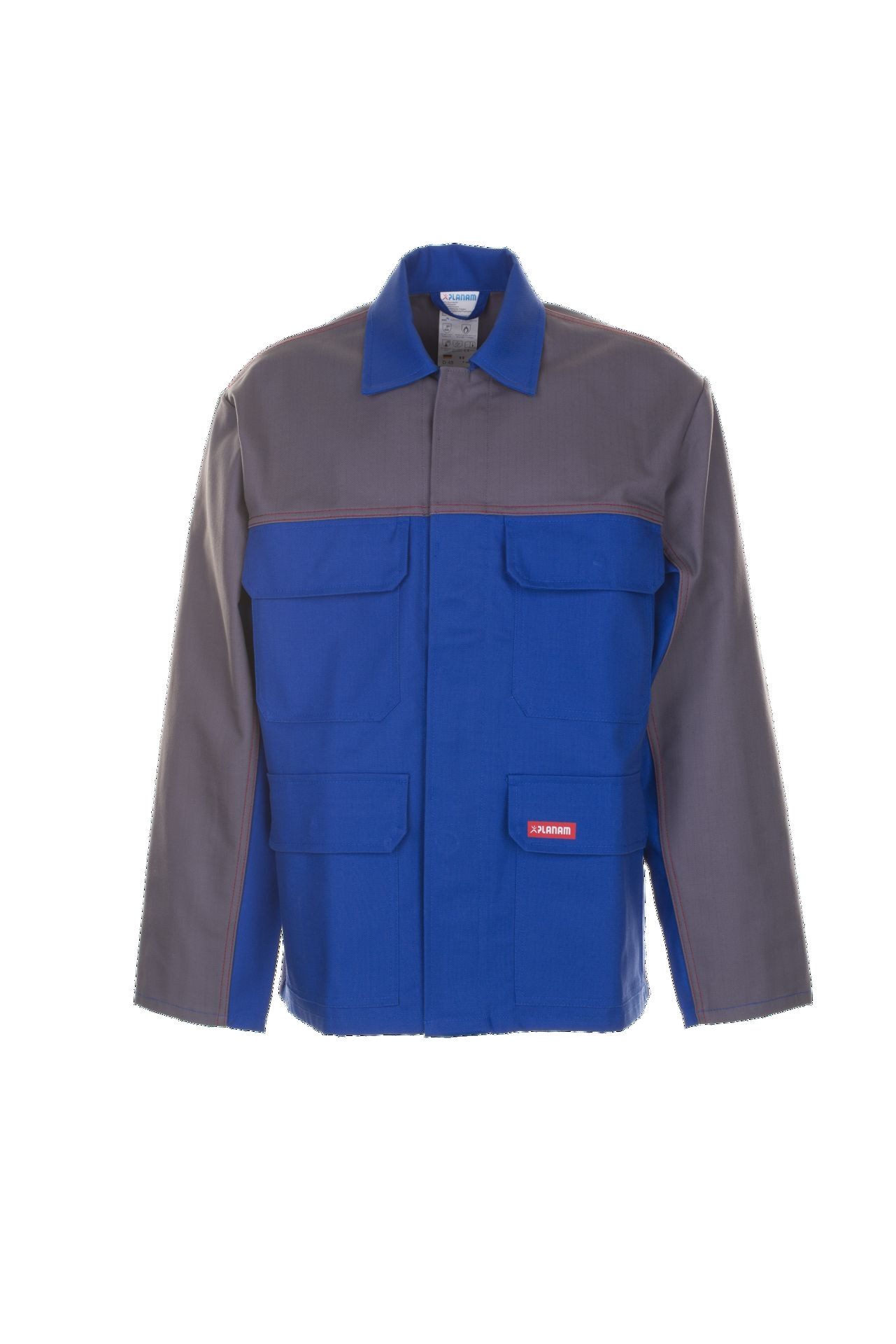 Planam Arbeitsjacke PLANAM Herren Jacke MAJOR-PROTECT Kornblumenblau/Grau 48