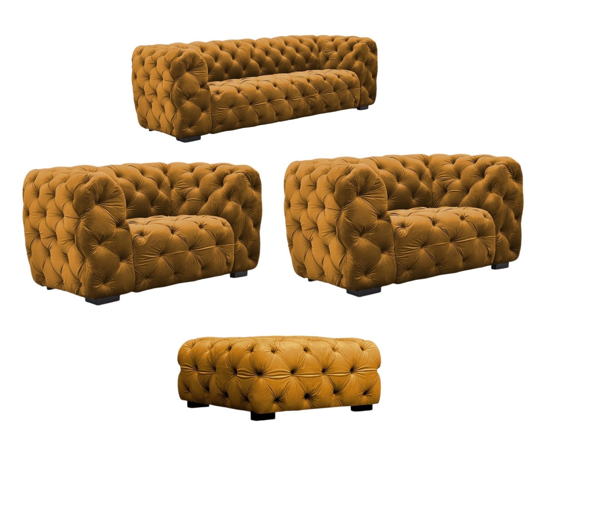 Fun Möbel Polstergarnitur Sofaset NATALIE 3-1-1 günstig online kaufen
