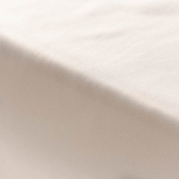 SCHÖNER LEBEN. Tischdecke Tischdecke fleckabweisend und abwaschbar einfarbig weiß 150x300cm, abwaschbar