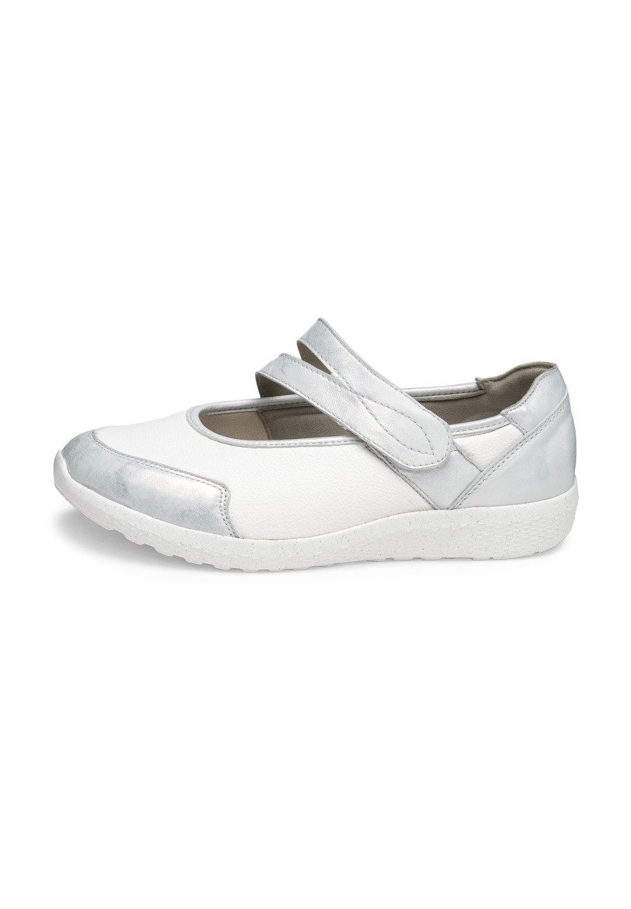 vitaform Damenschuhe Mary-Jane Leder/Stretch Ballerina