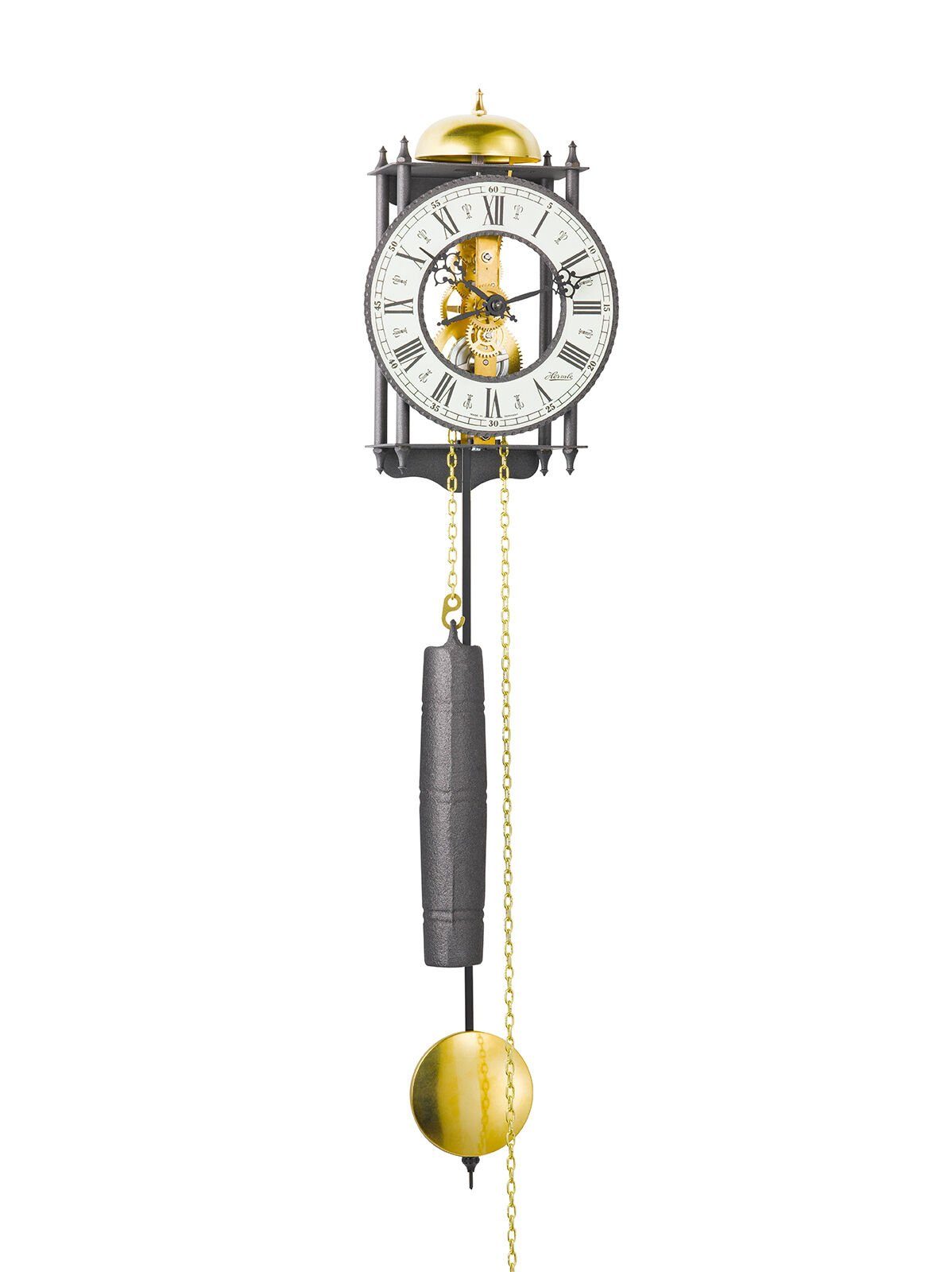 Hermle Pendelwanduhr Wanduhr mit Pendel mechanisches Kettenzugwerk günstig online kaufen