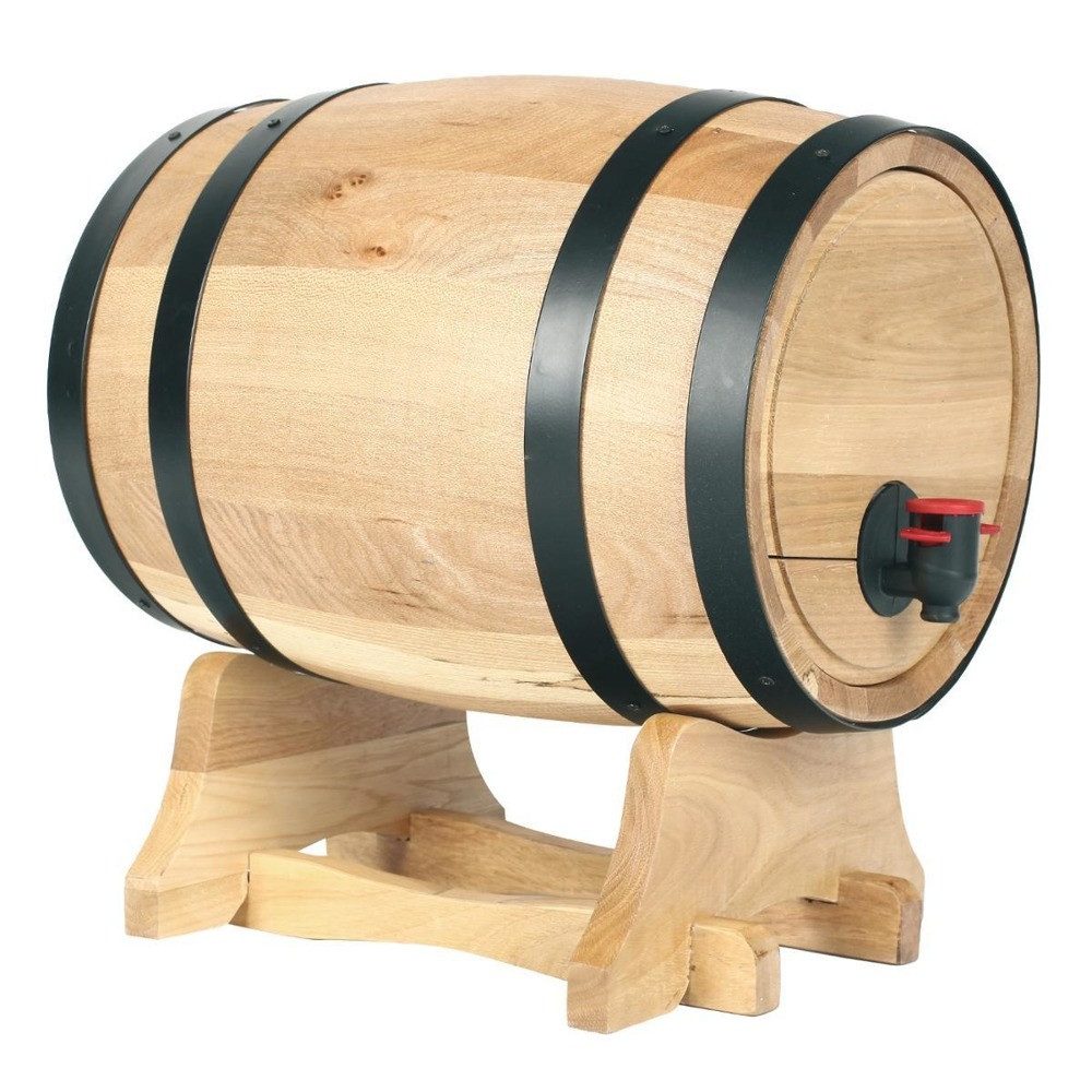 Secret de Gourmet Weinregal Weinfässchen zum Ausschenken - für 5,5 Liter – Bild 4 von 5