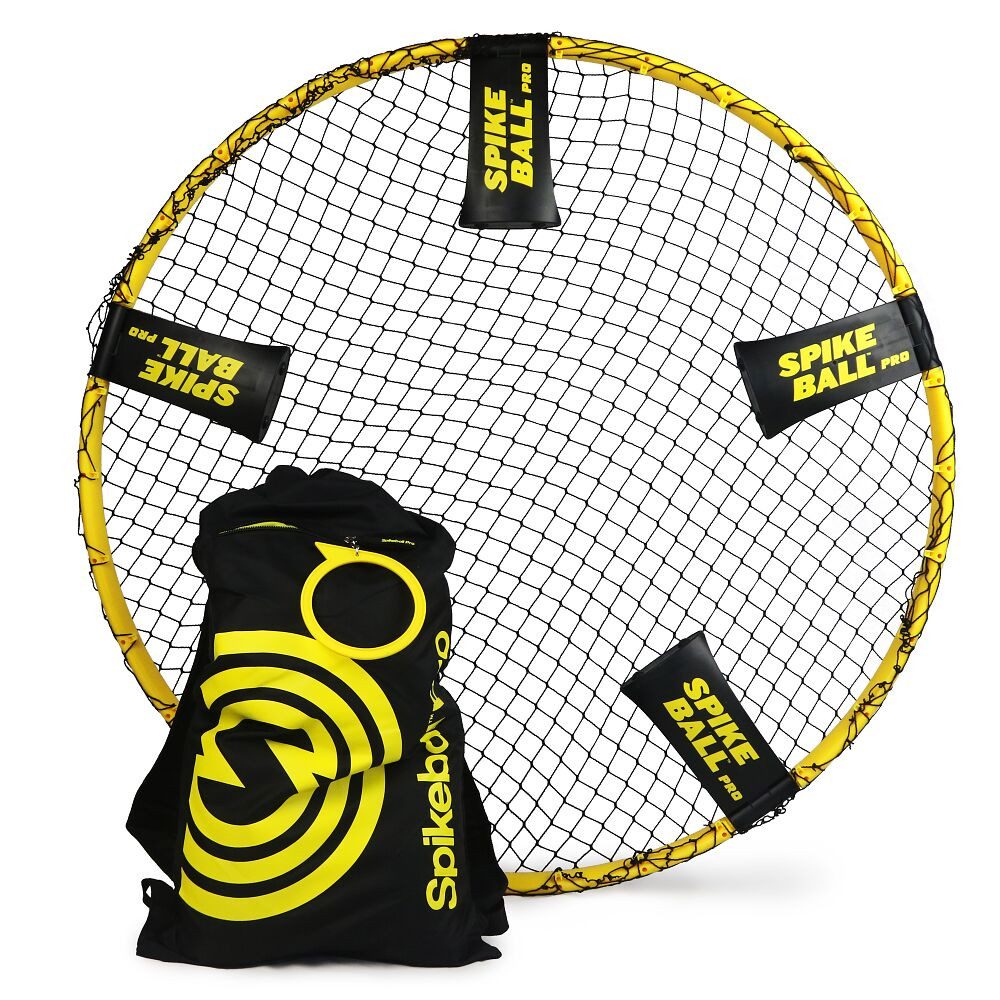 Spikeball Roundnet-Spiel Reaktionsspiel Pro, Besonders robust: Rahmenteile aus bruchsicherem Kunststoff