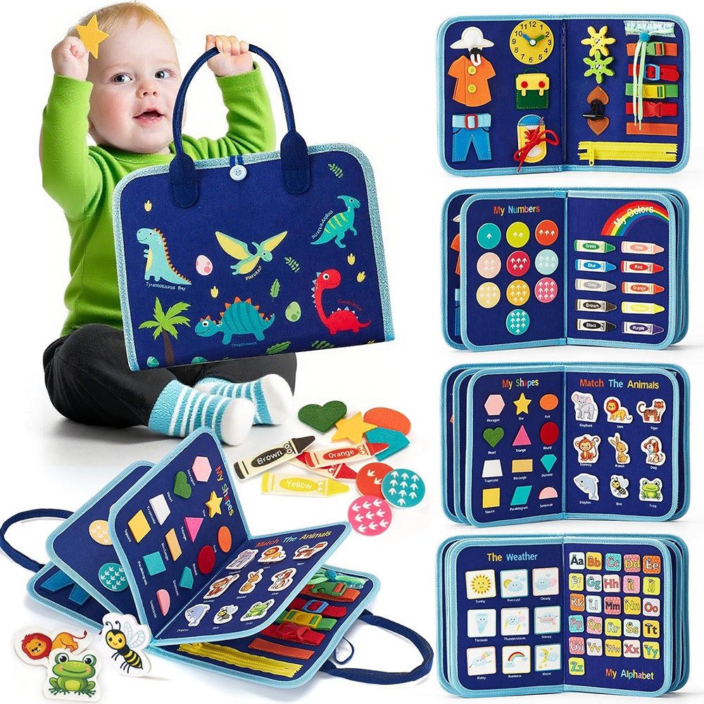 CLTYQ Lernspielzeug Montessori Busy Board,Kinder Spielzeug günstig online kaufen