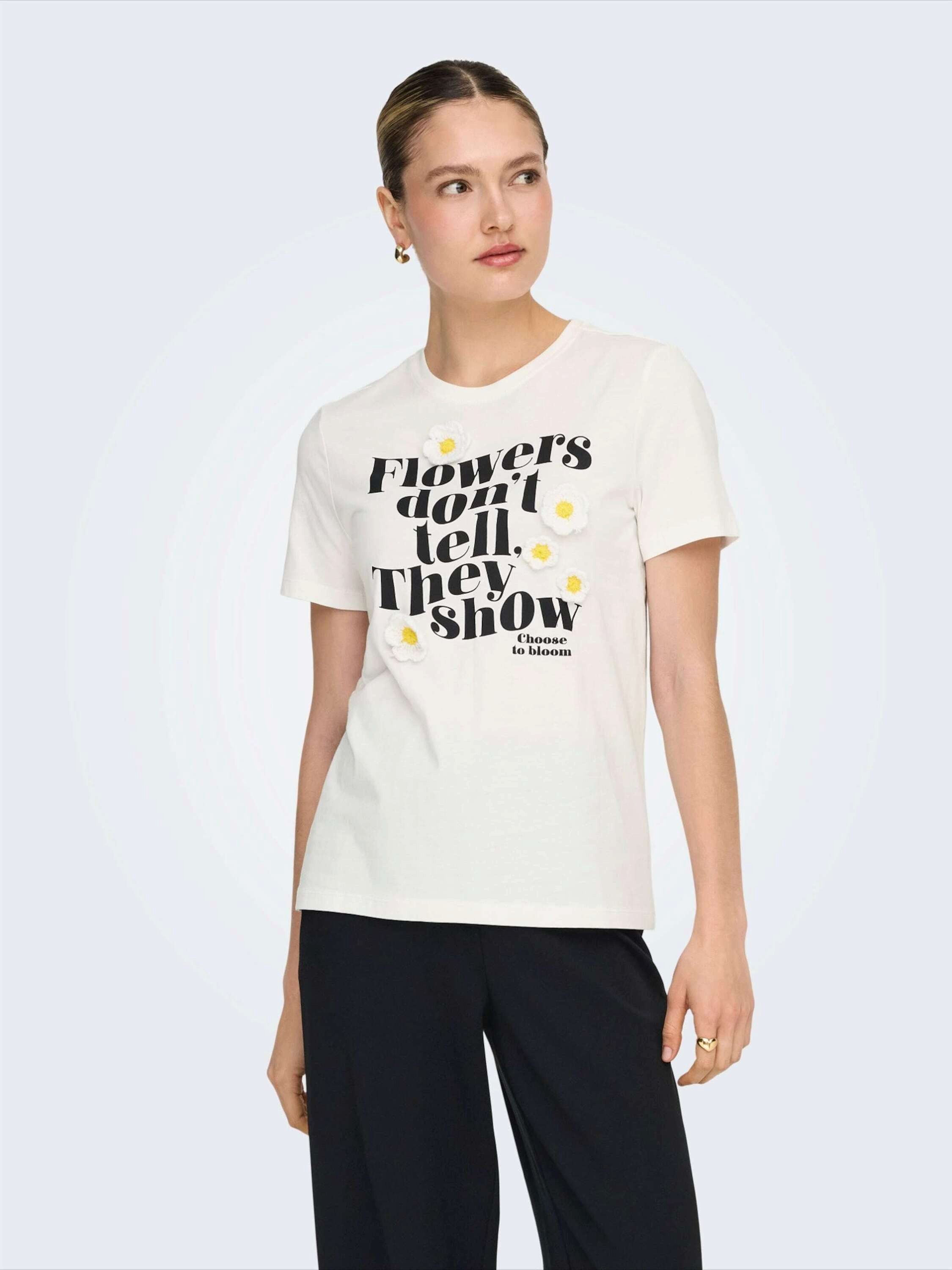 ONLY T-Shirt ONLCILLE DAISIES (1-tlg) Weiteres Detail