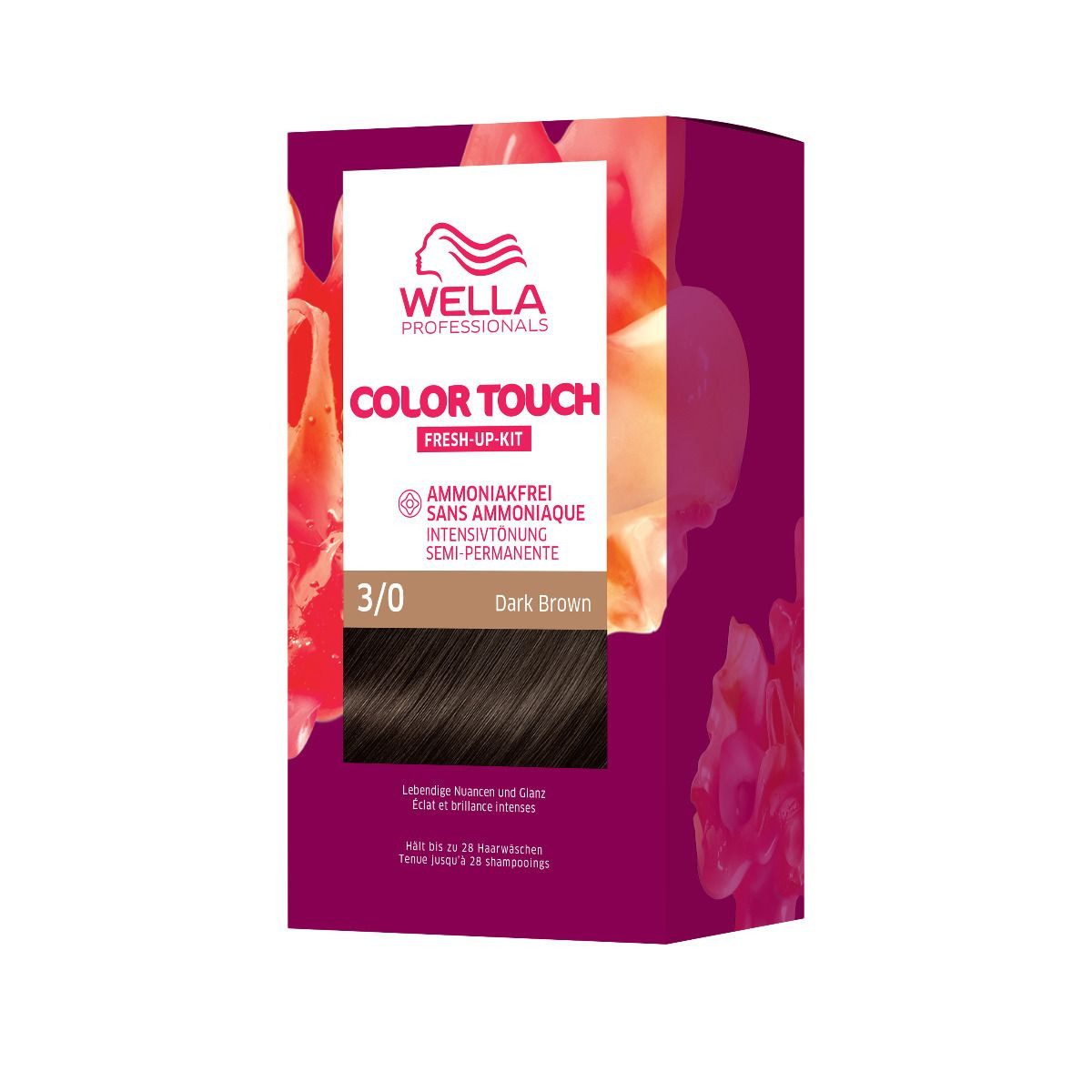 Wella Haarfarbe Wella Color Touch Kits 3/0 Dark Brown 130ml