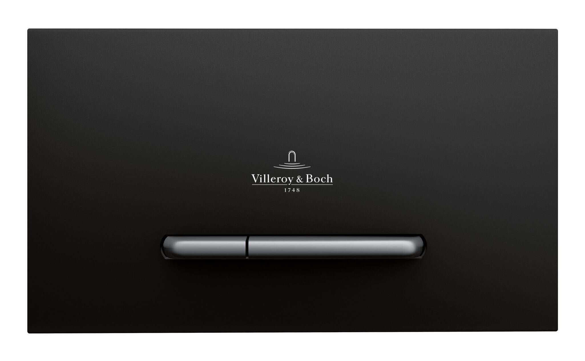 Villeroy & Boch Betätigungsplatte ViConnect Installationssysteme, WC 2-Mengen-Spülung 260 x 150 x 66 mm - Anthracite Matt