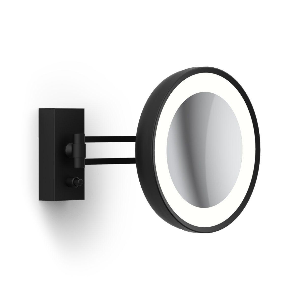 Decor Walther Kosmetikspiegel BS 36 3x Kosmetik, Schminkspiegel mit Licht Bad, H: 22 cm, B: 30 cm, 3-fach Vergrößerung, 5-fach Vergrößerung, 7-fach Vergrößerung