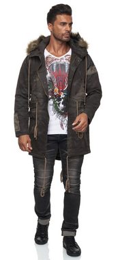 KINGZ Parka mit ausgefallenen Details