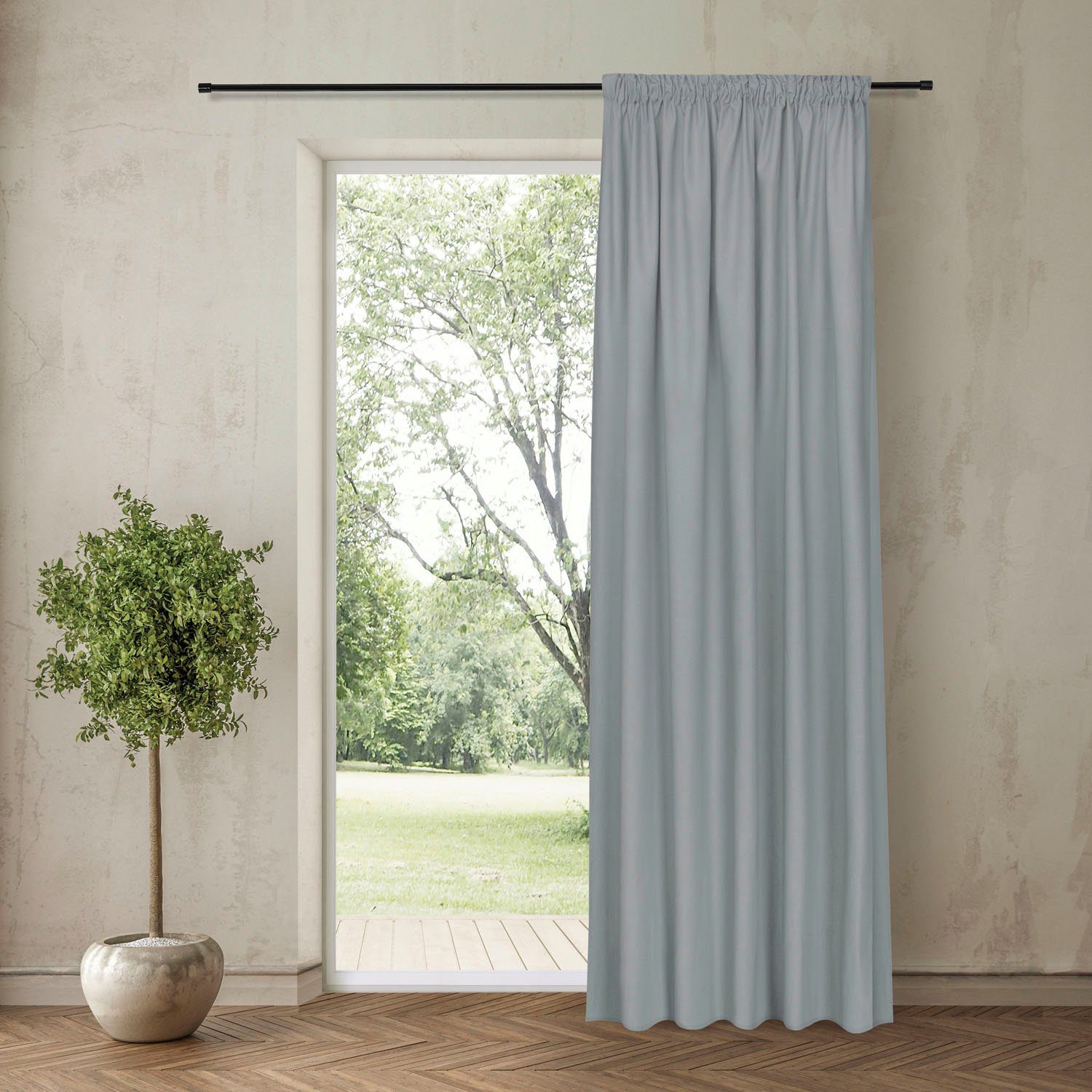 Feel of Nature Gardine Torben, Kräuselband günstig online kaufen