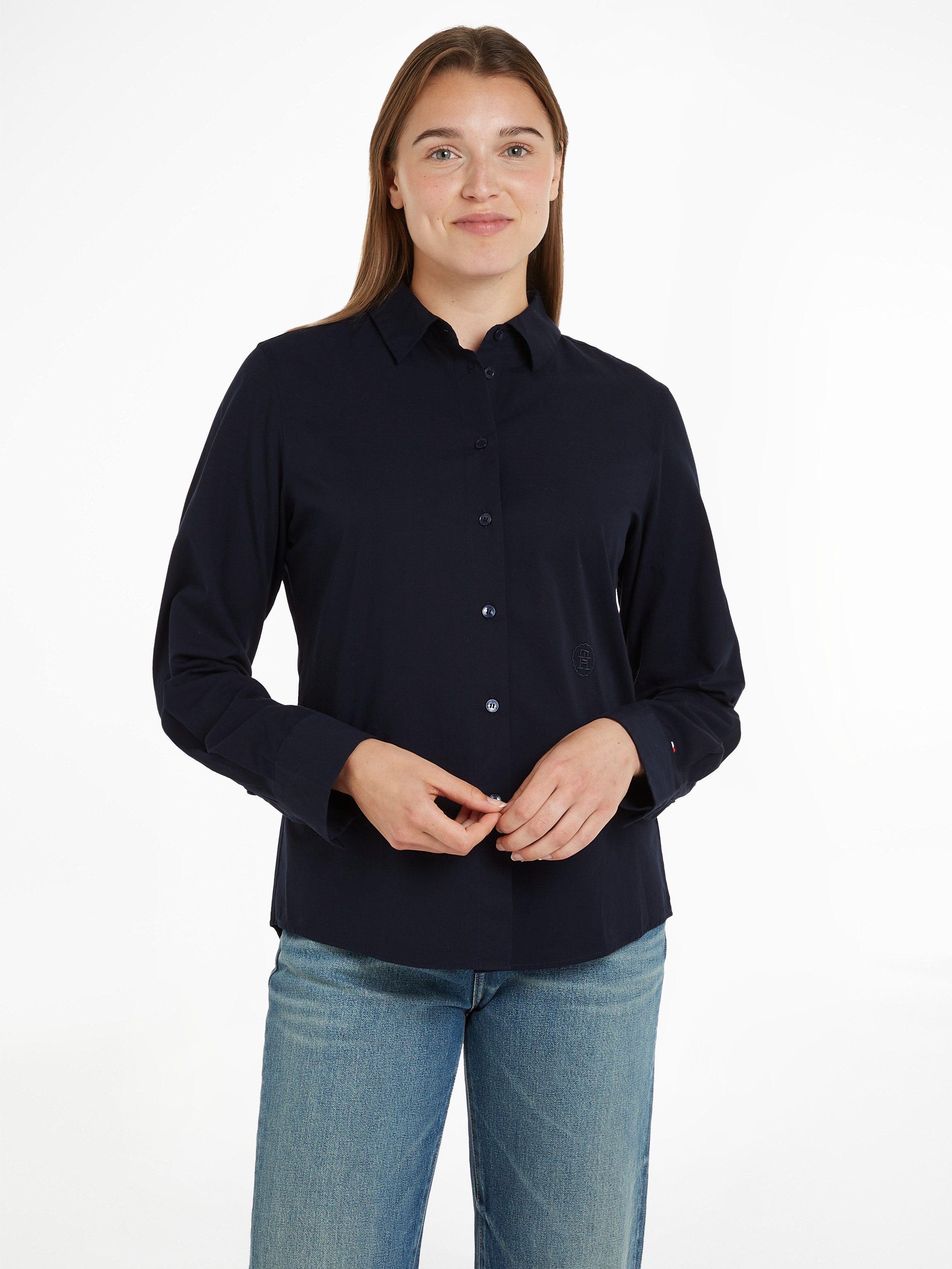 Tommy Hilfiger Hemdbluse ESS POPLIN REGULAR günstig online kaufen