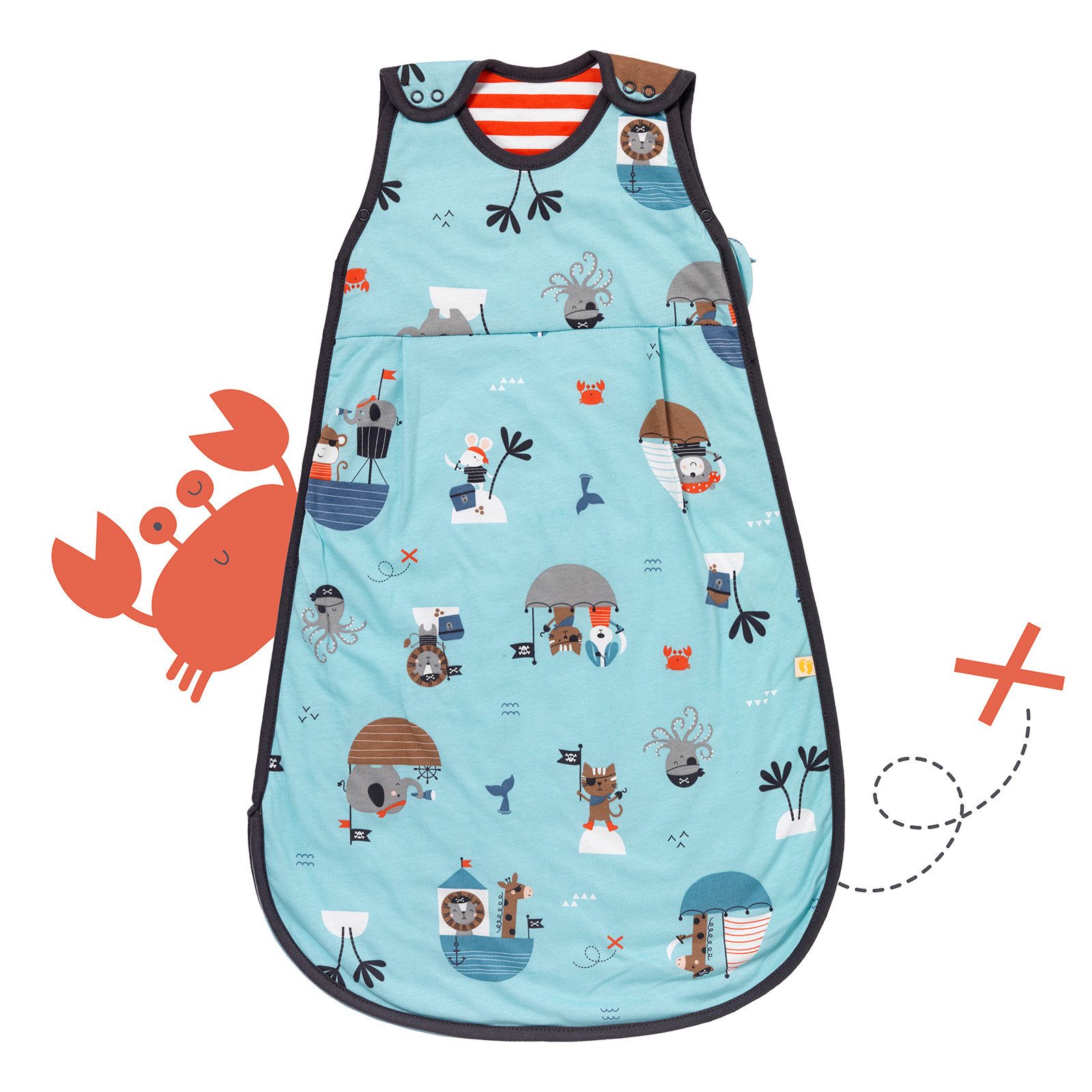 Kinderschlafsack Babyschlafsack, 1.0 Tog OEKO-TEX zertifiziert