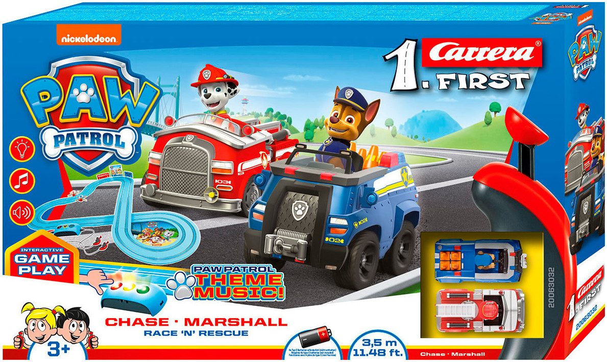 Autorennbahn Carrera® First - PAW PATROL - Race 'N' Rescue