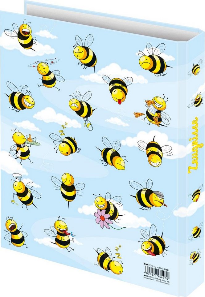 Thumbnail - RNK Verlag Organisationsmappe Zeugnismappe / Zeugnisringbuch / "Bienen"