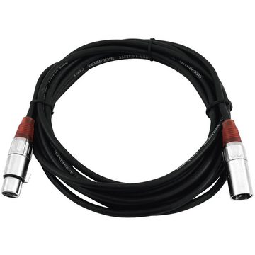 Omnitronic Omnitronic 3022050R XLR Verbindungskabel [1x XLR-Stecker 3 polig - 1x Audio-Kabel, (5.00 cm)