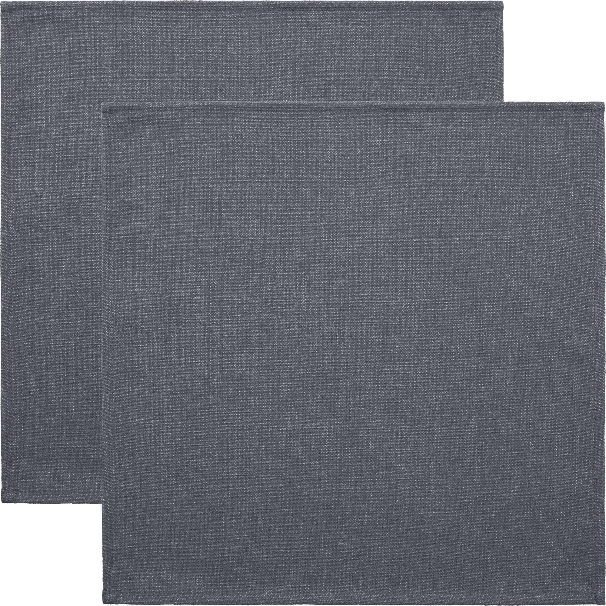 Erwin Müller Stoffserviette Serviette "Krefeld" 2er-Pack, Uni