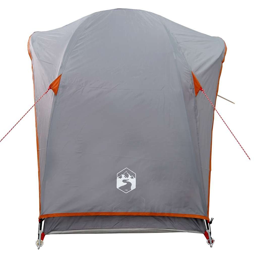 furnicato Faltzelt Campingzelt 213x84x100 cm Grau-Orange, (1 tlg)
