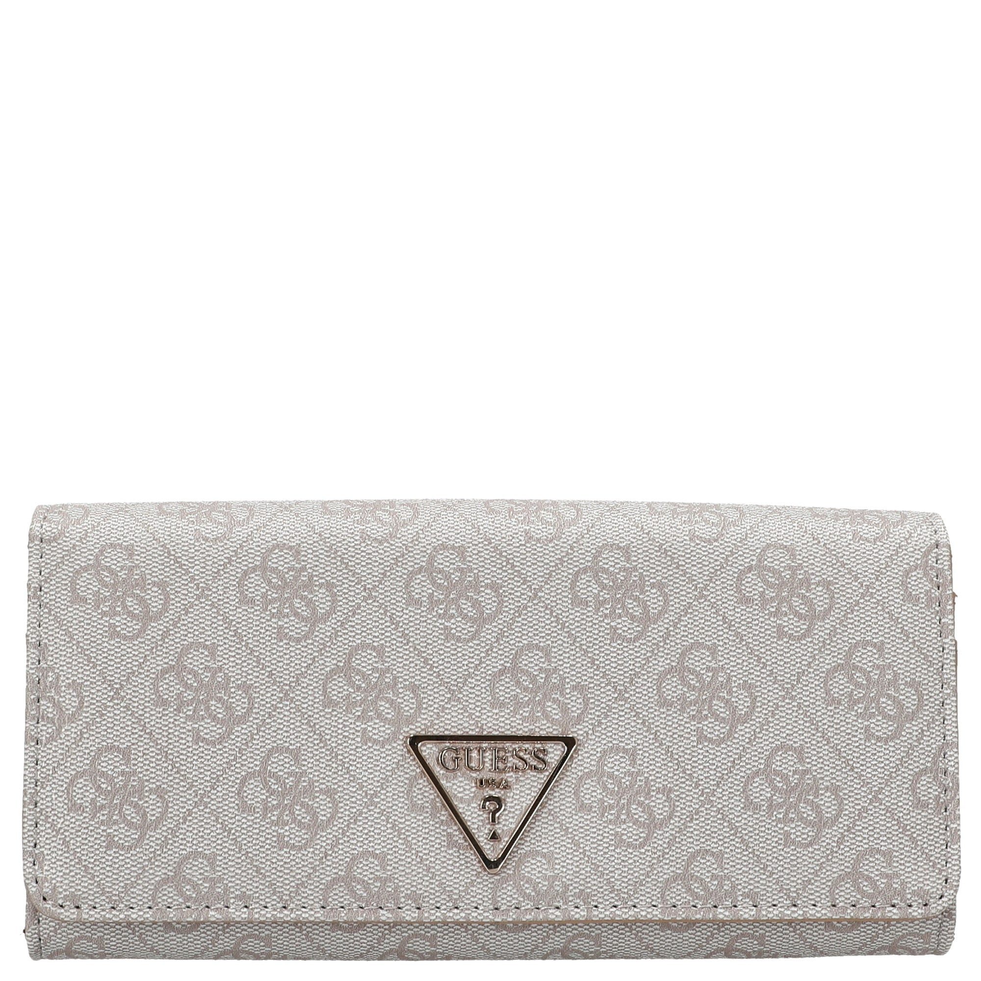 Guess Geldbörse Laurel ll SLG Flap - Geldbörse 6cc 20 cm (bone logo) günstig online kaufen
