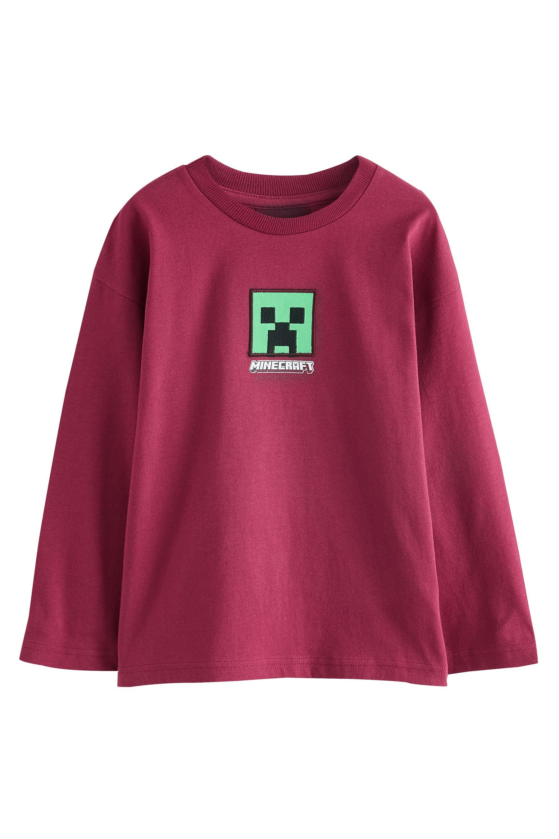Next Langarmshirt Langärmeliges „Minecraft“ Shirt (1-tlg)
