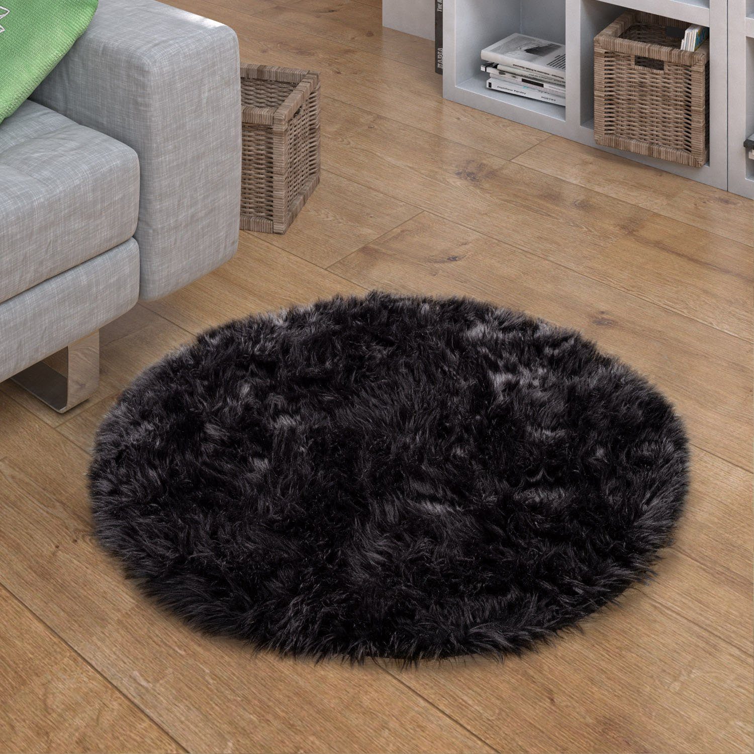 Paco Home Fellteppich Playa 960, rund, günstig online kaufen