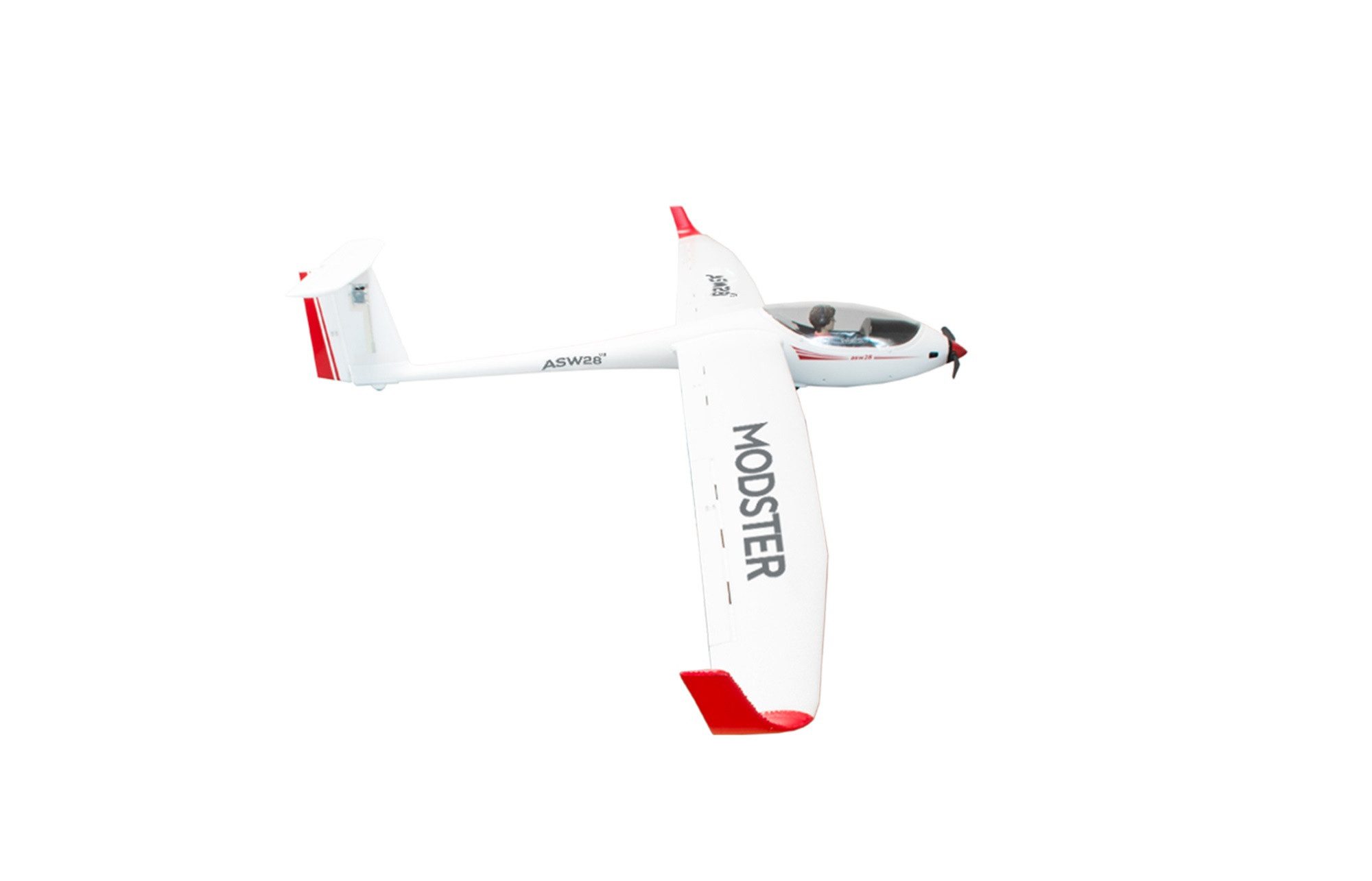 Robitronic RC-Flugzeug MODSTER ASW 28 V2 ARTF Segelflugmodell mit Brushless