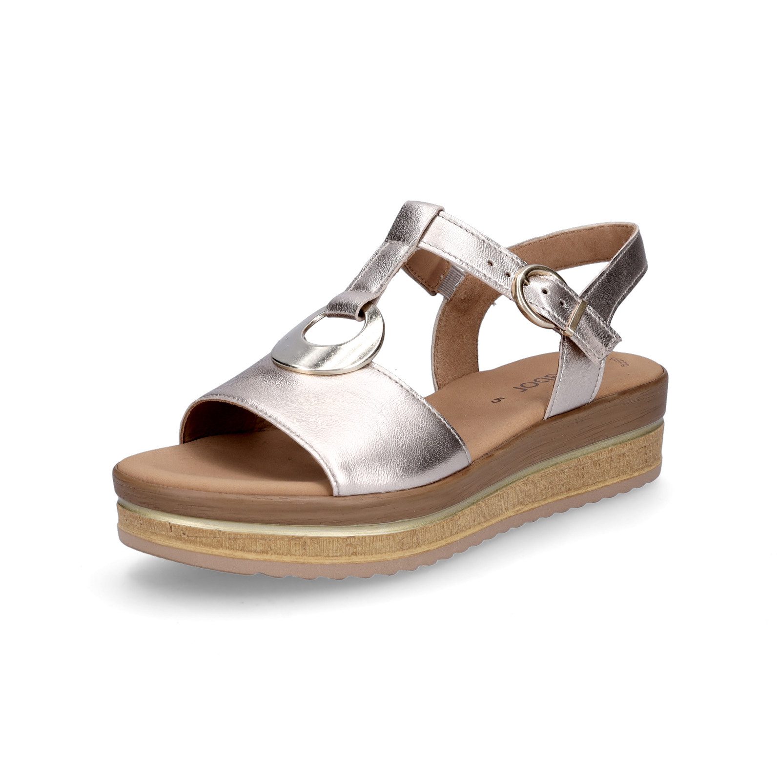 Gabor Gabor Damen Keilsandalette gold Sandale