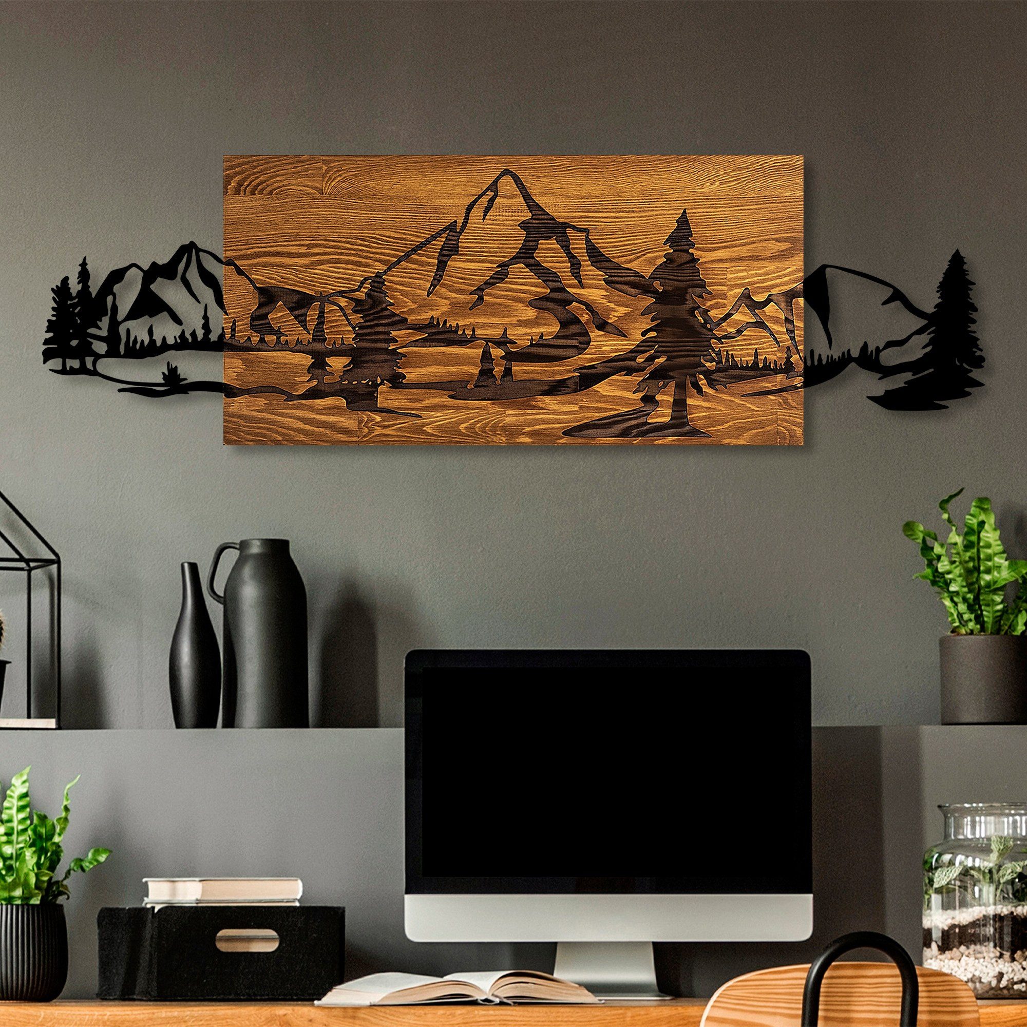 Wallity Wanddekoobjekt 100% WOODEN (Thickness: 3 günstig online kaufen