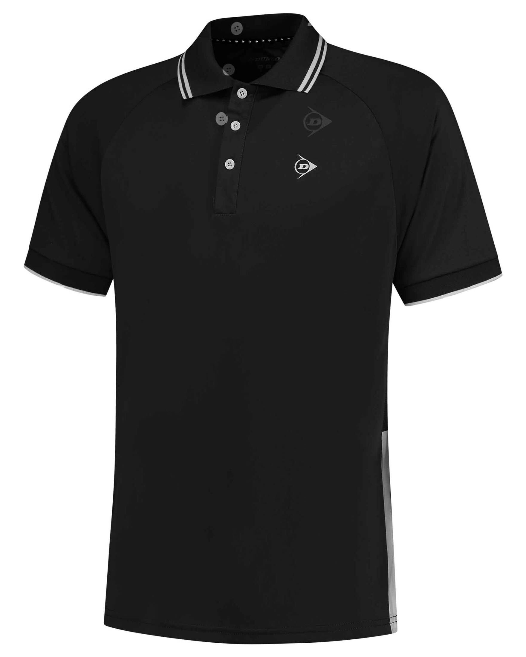 (1-tlg) Poloshirt LINE Kurzarm Dunlop Tennispolo CLUB Herren