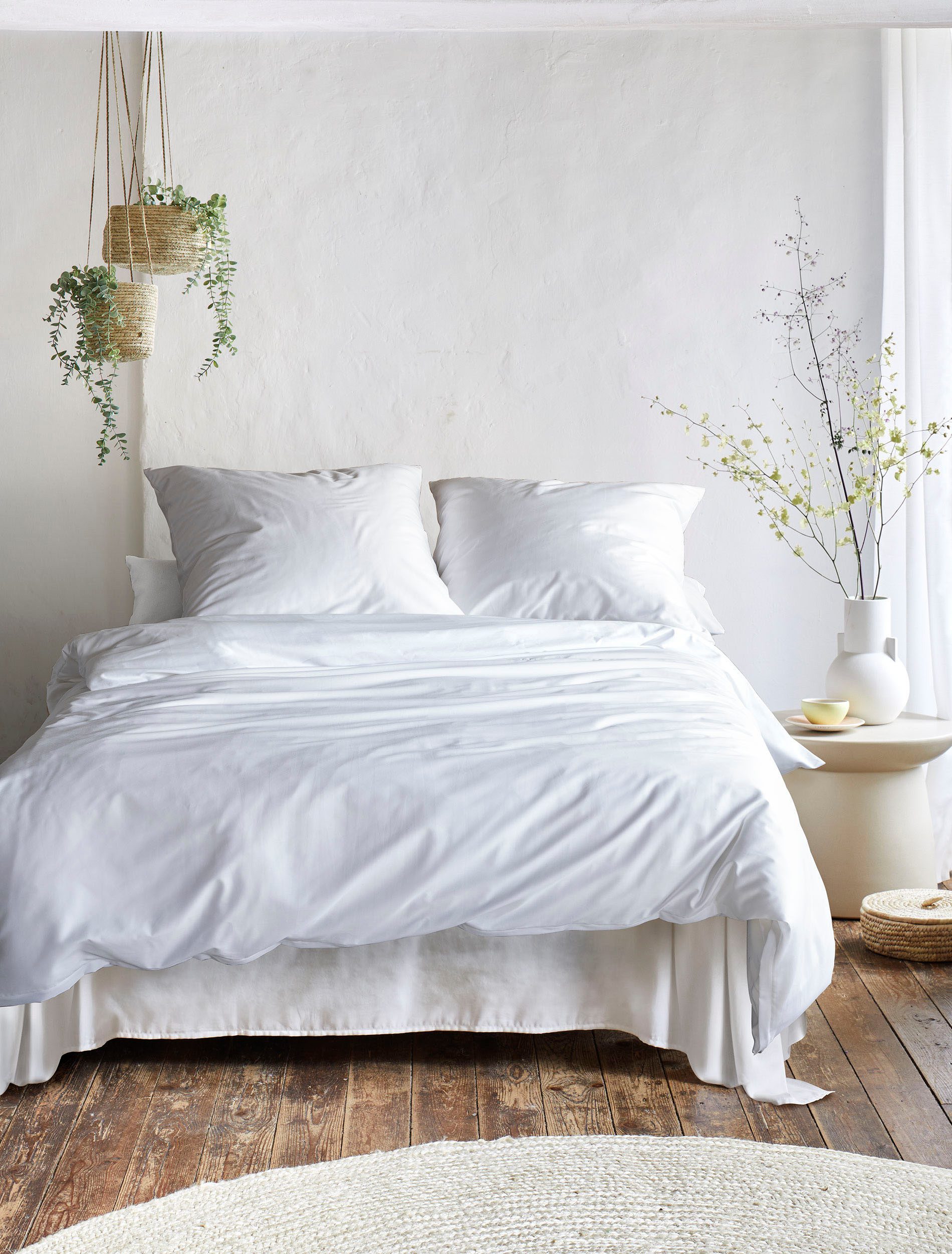 Irisette Bettwäsche Premium Satin Bettwäsche Paris, Mako-Satin, 2 teilig, hochwertige Uni Premium Bettwäsche mit Reißverschluss, 100% Baumwolle