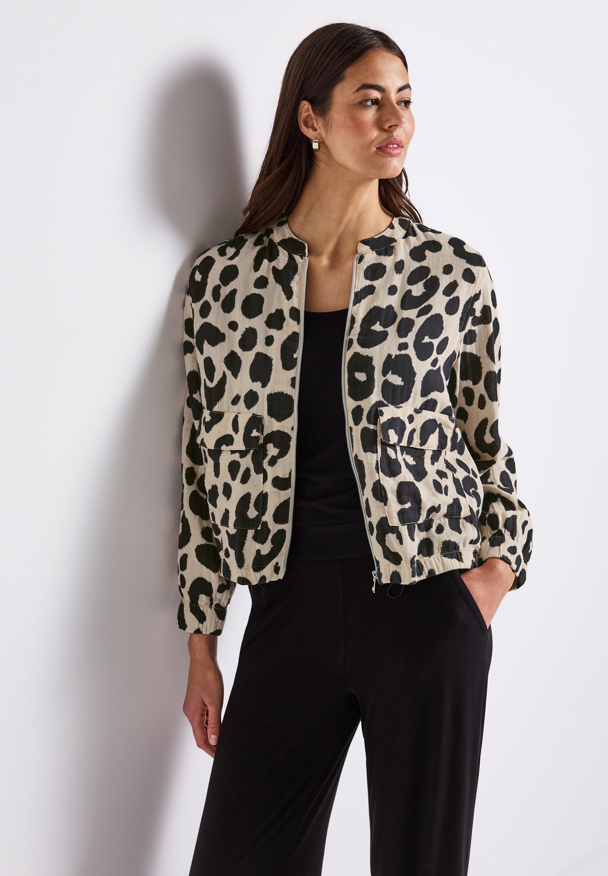 STREET ONE Blouson mit animal Print günstig online kaufen
