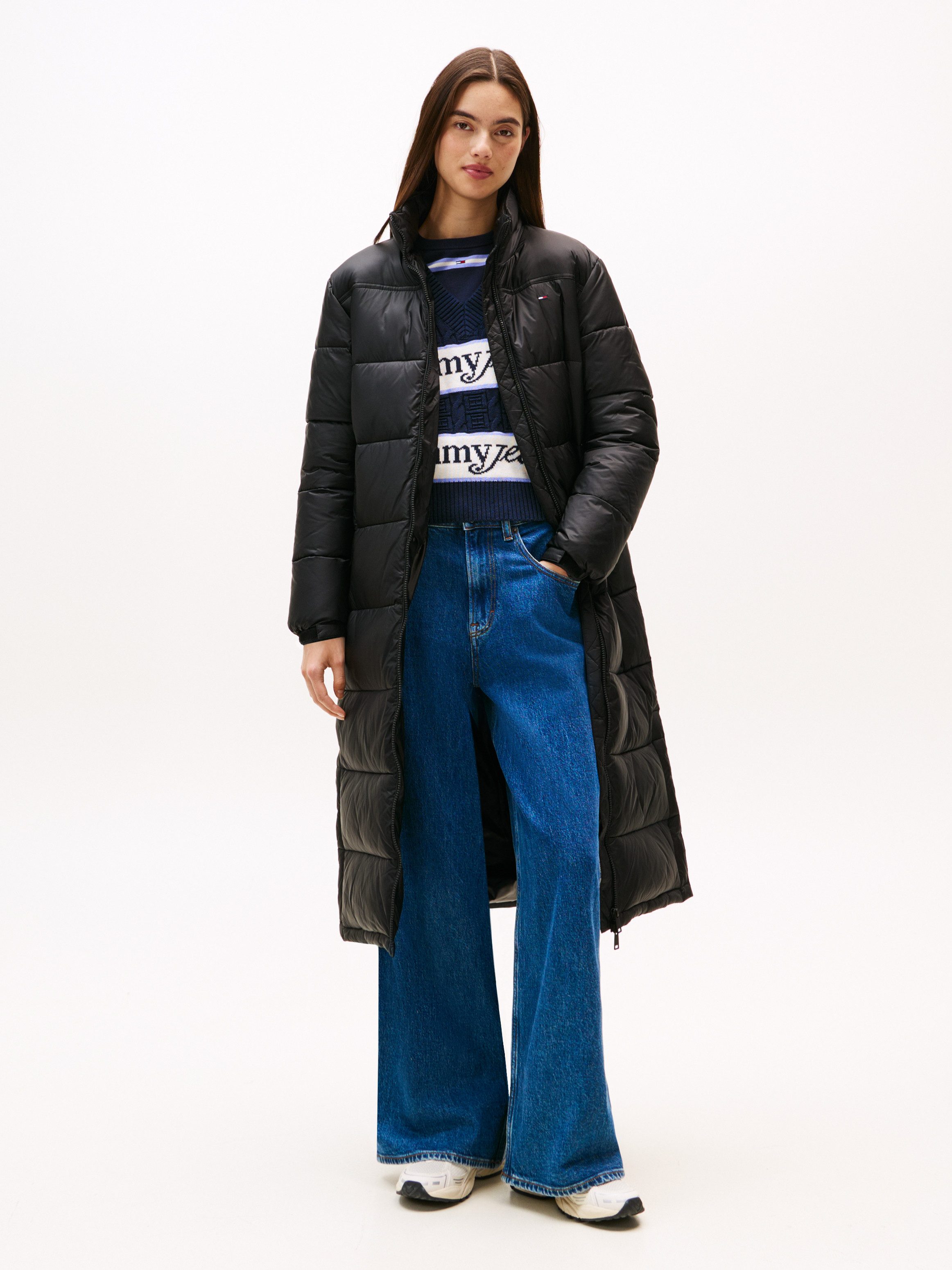 Tommy Jeans Steppmantel TJW MAXI PCKBL HOOD ESS PUFFER