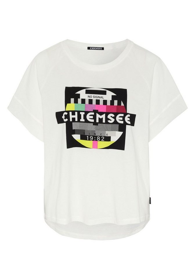 Chiemsee Print-Shirt Kastiges T-Shirt mit NO-SIGNAL-Print 1