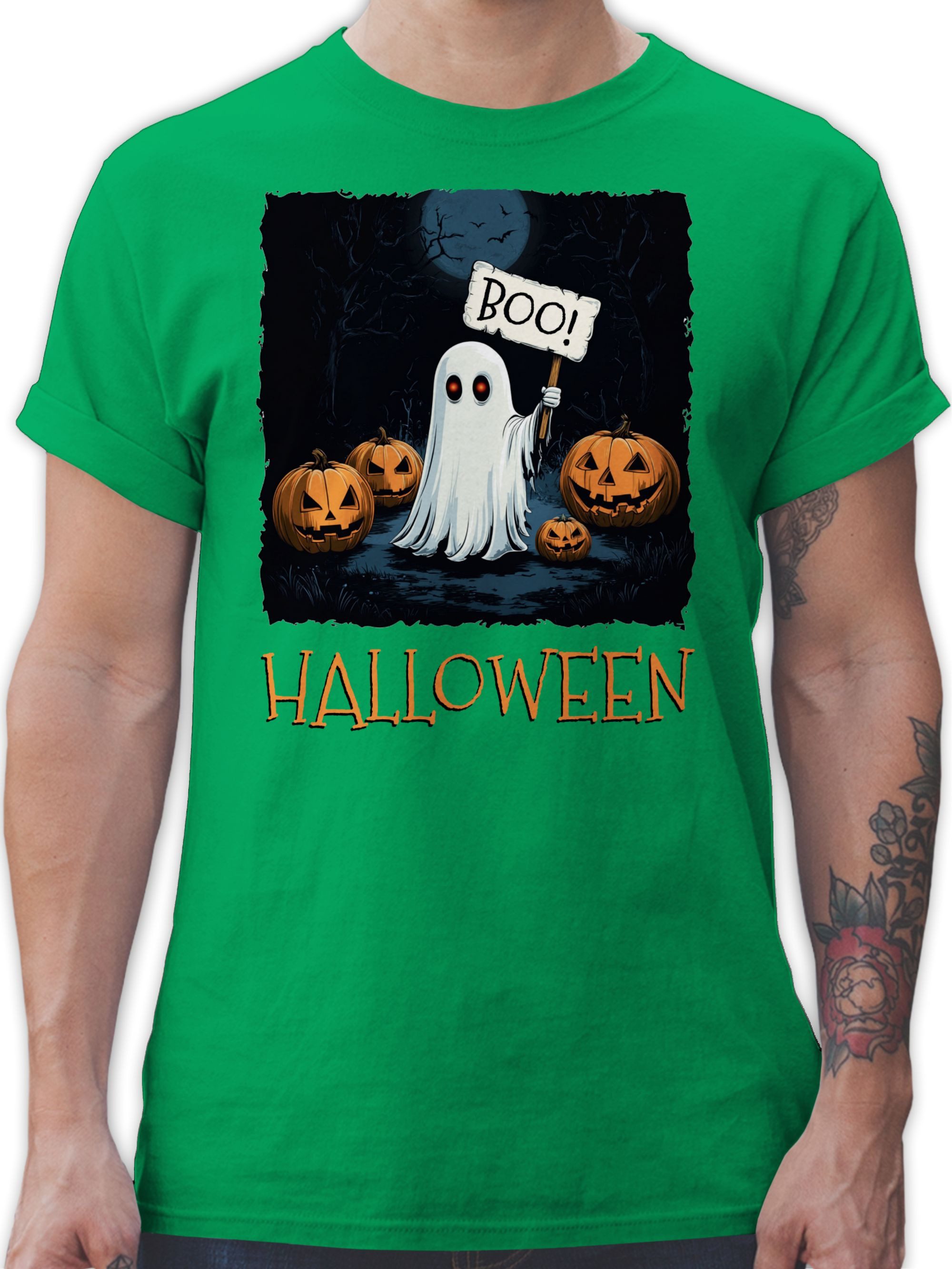 Shirtracer T-Shirt Boo Geist Halloween I günstig online kaufen