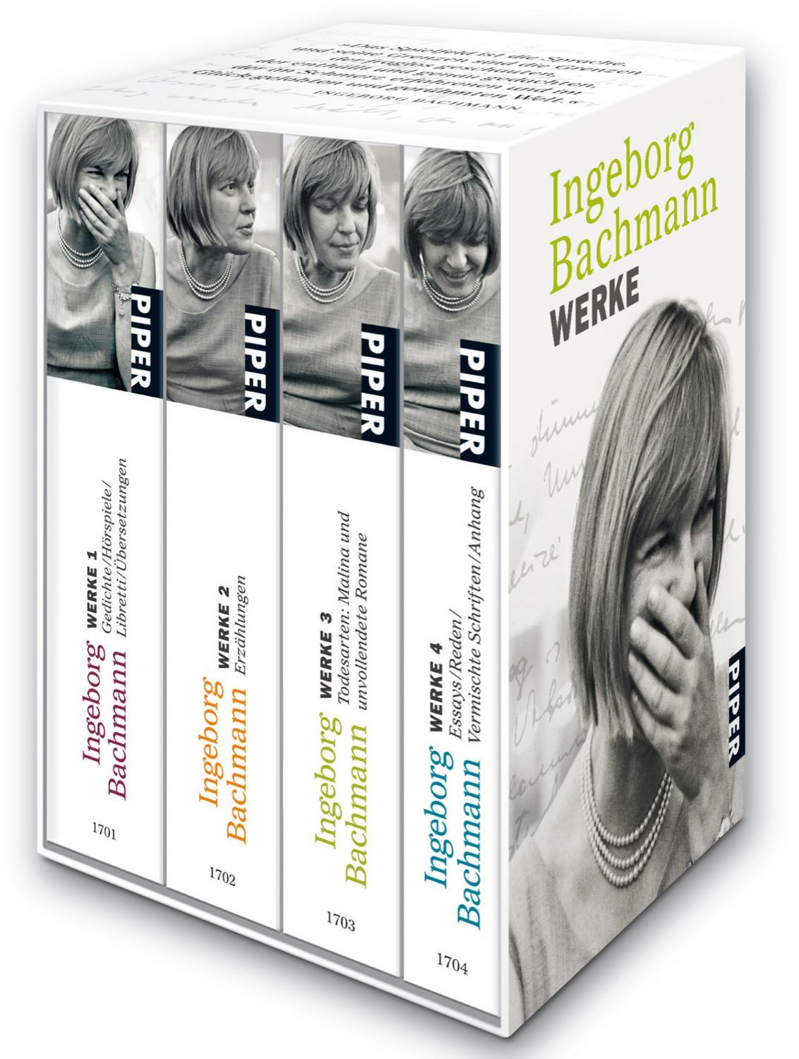 Werke / Ingeborg Bachmann, Gedichte/Hörspiele/Libretti/Übersetzungen . Erzählungen . Todesarten: Malina und unvollendete Romane . Essays/Reden/Vermischte Schriften/Anhang