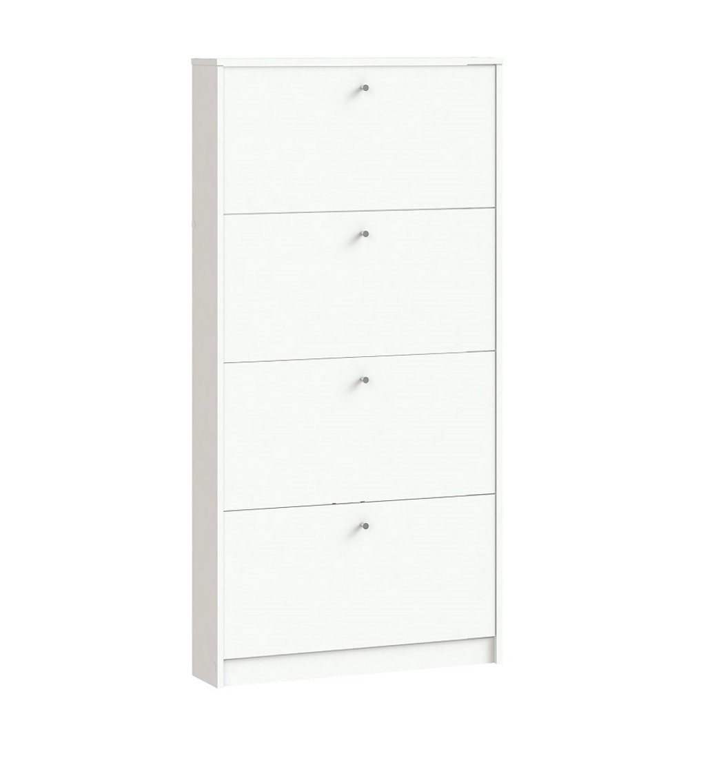 Tvilum Schuhschrank Escape Schuhschrank mit 4 Klappen Breite 75 cm, Hö